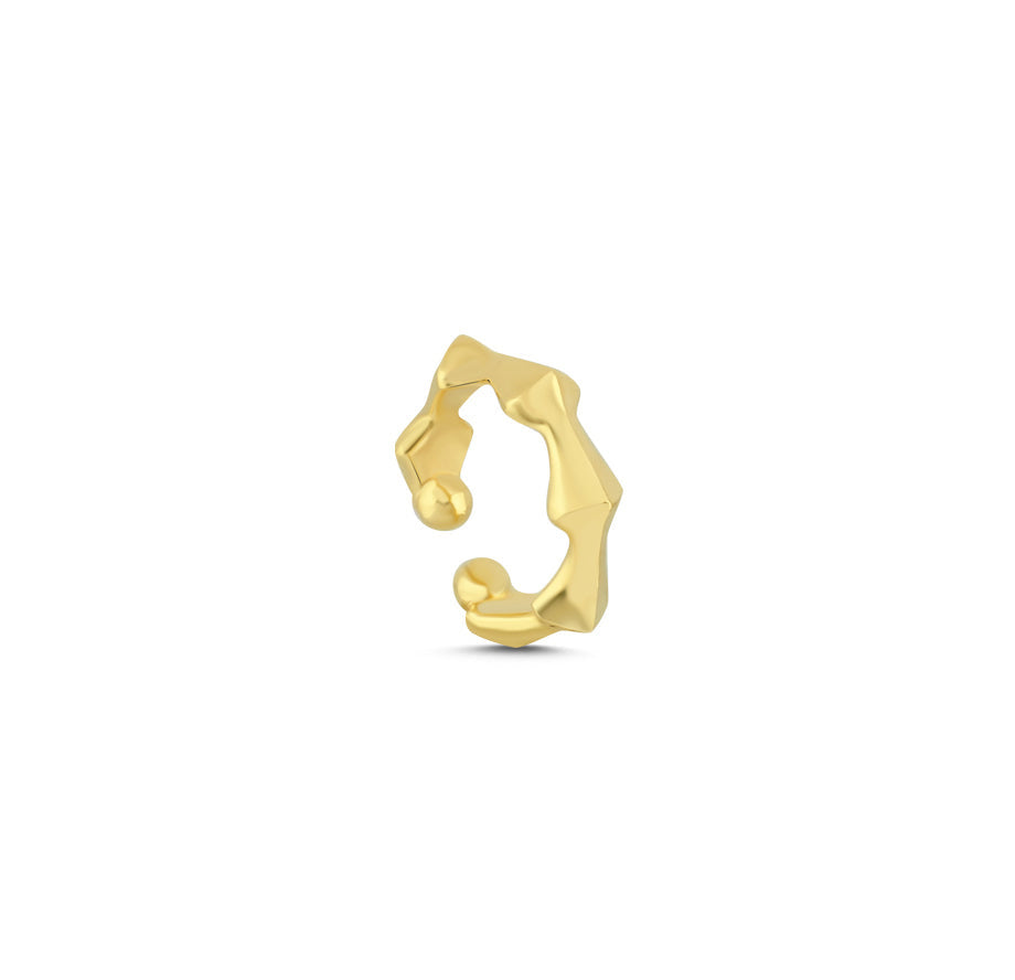 Nimble Lip And Ear Cuff Gold