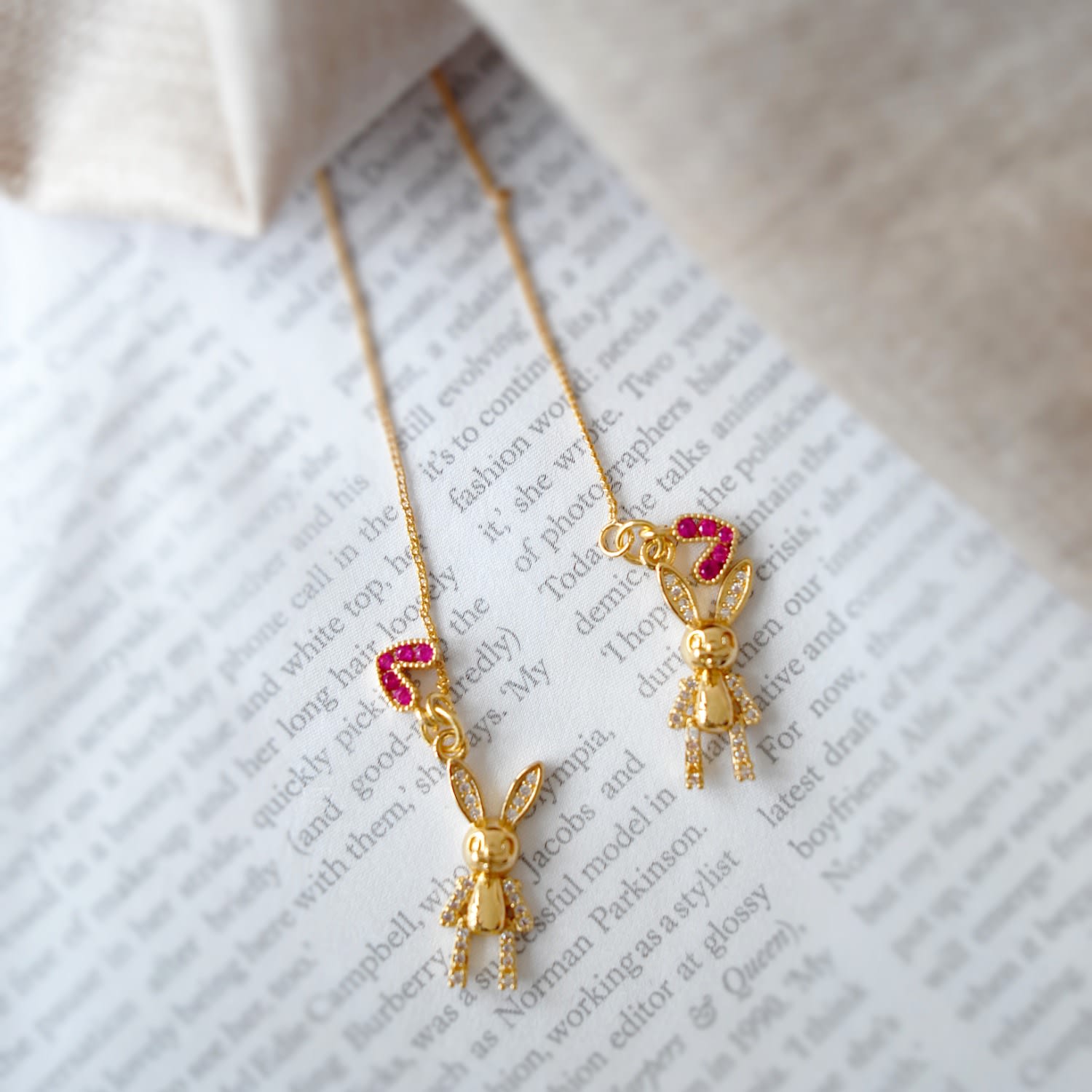 Lovingly Violent Bunny Earrings