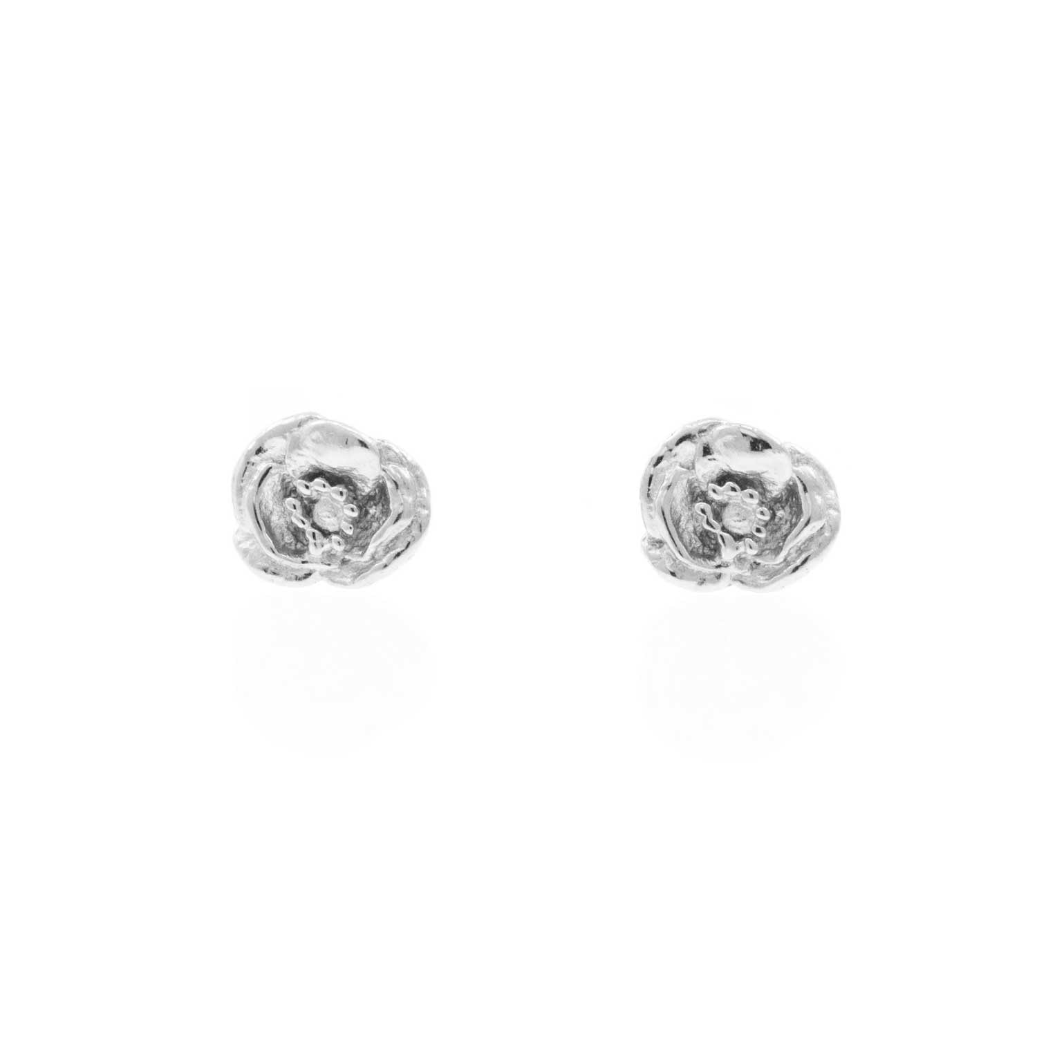 Poppy Earrings - Silver