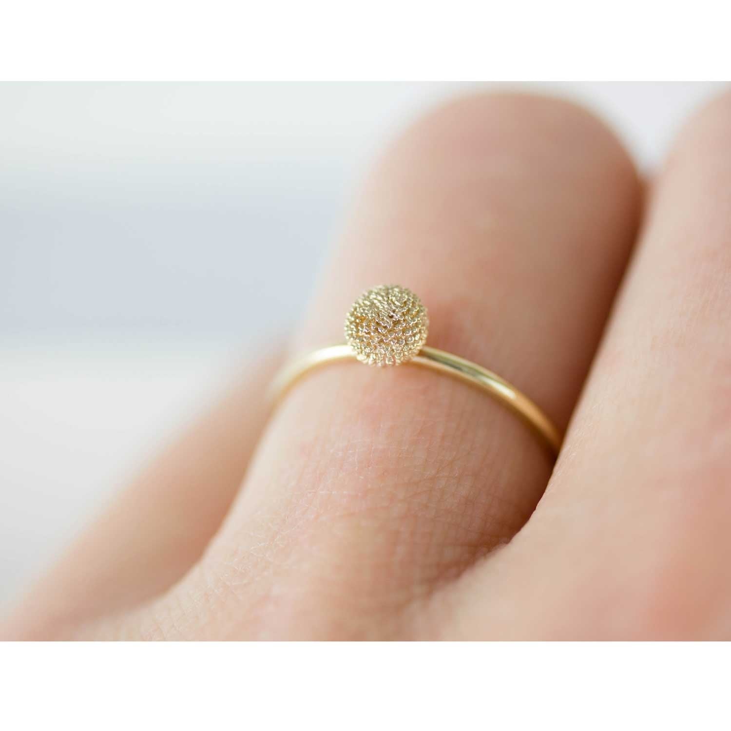 Dahlia Stacking Ring – Solid 9Ct Gold