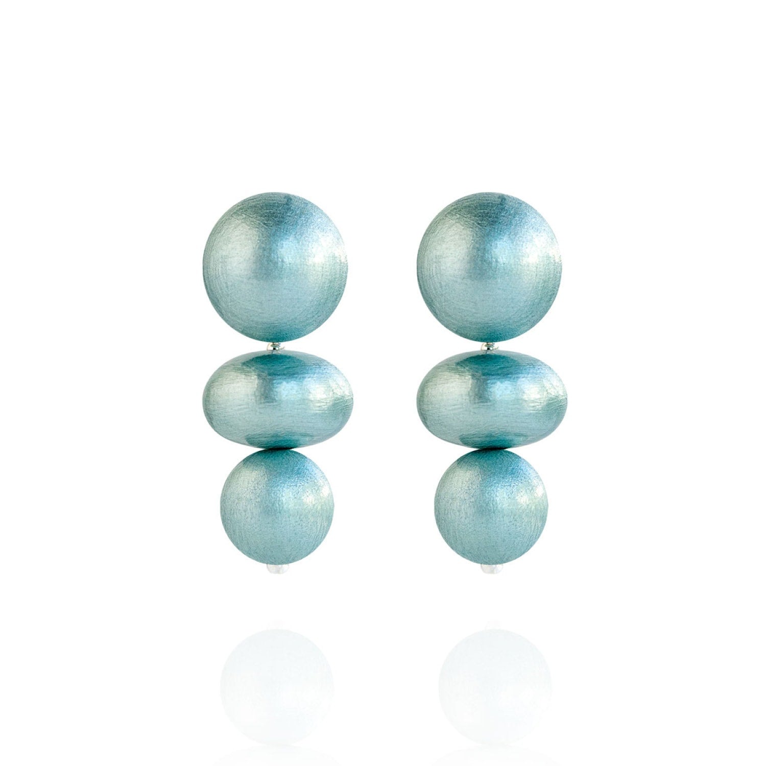 Nola Earrings In Aqua Blue