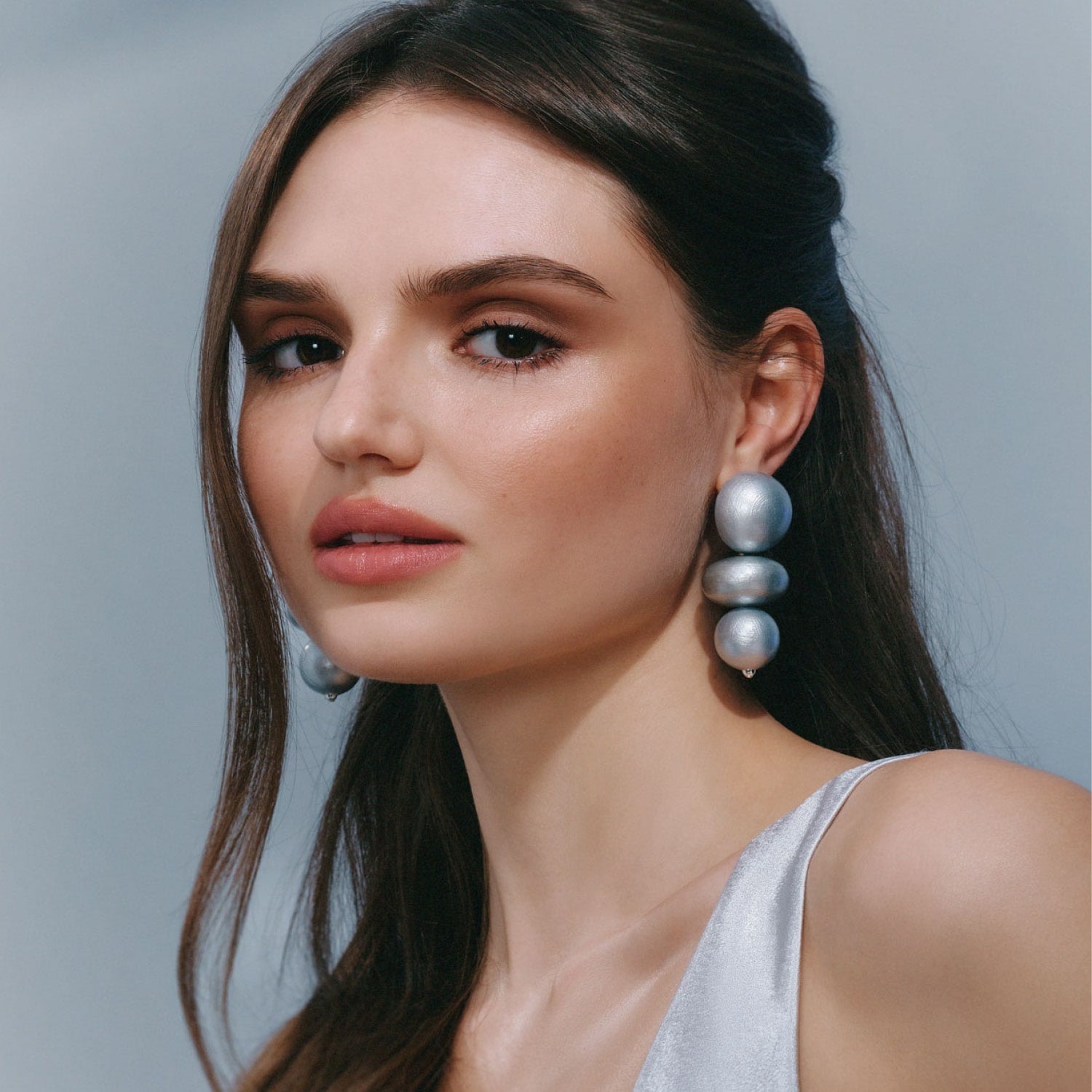 Nola Earrings In Cloudy Sky