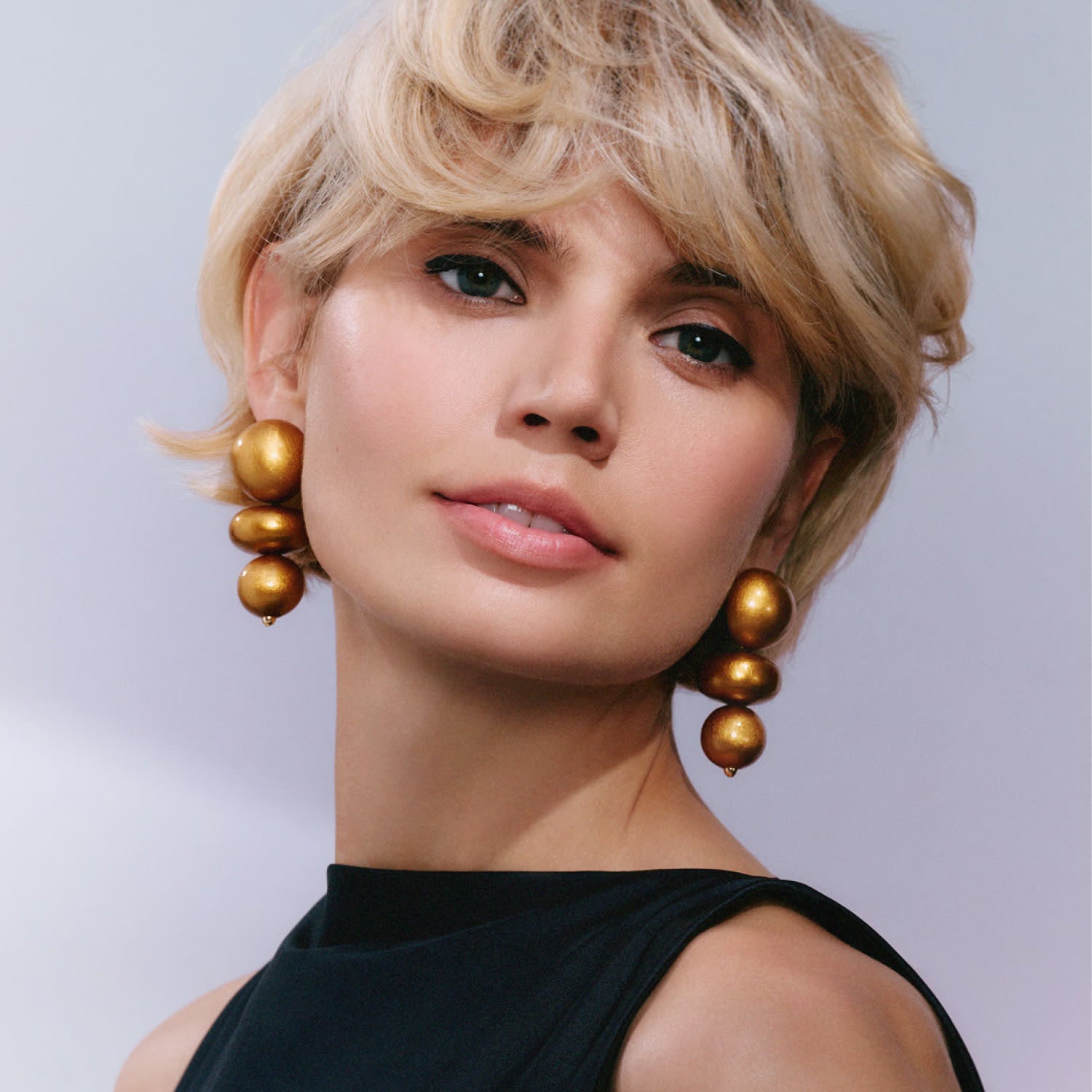 Nola Earrings In Golden Saffron