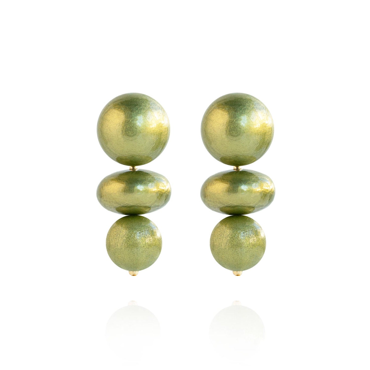 Nola Earrings In Lime Twist