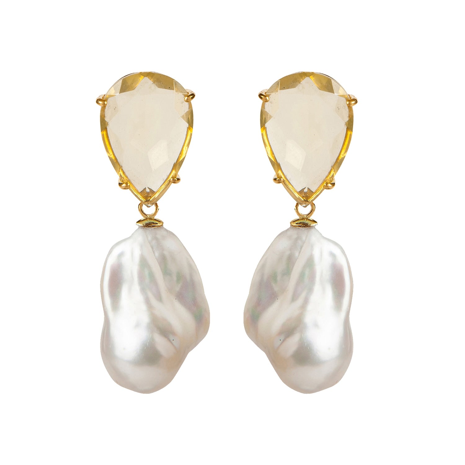 Nora Earrings Pearls