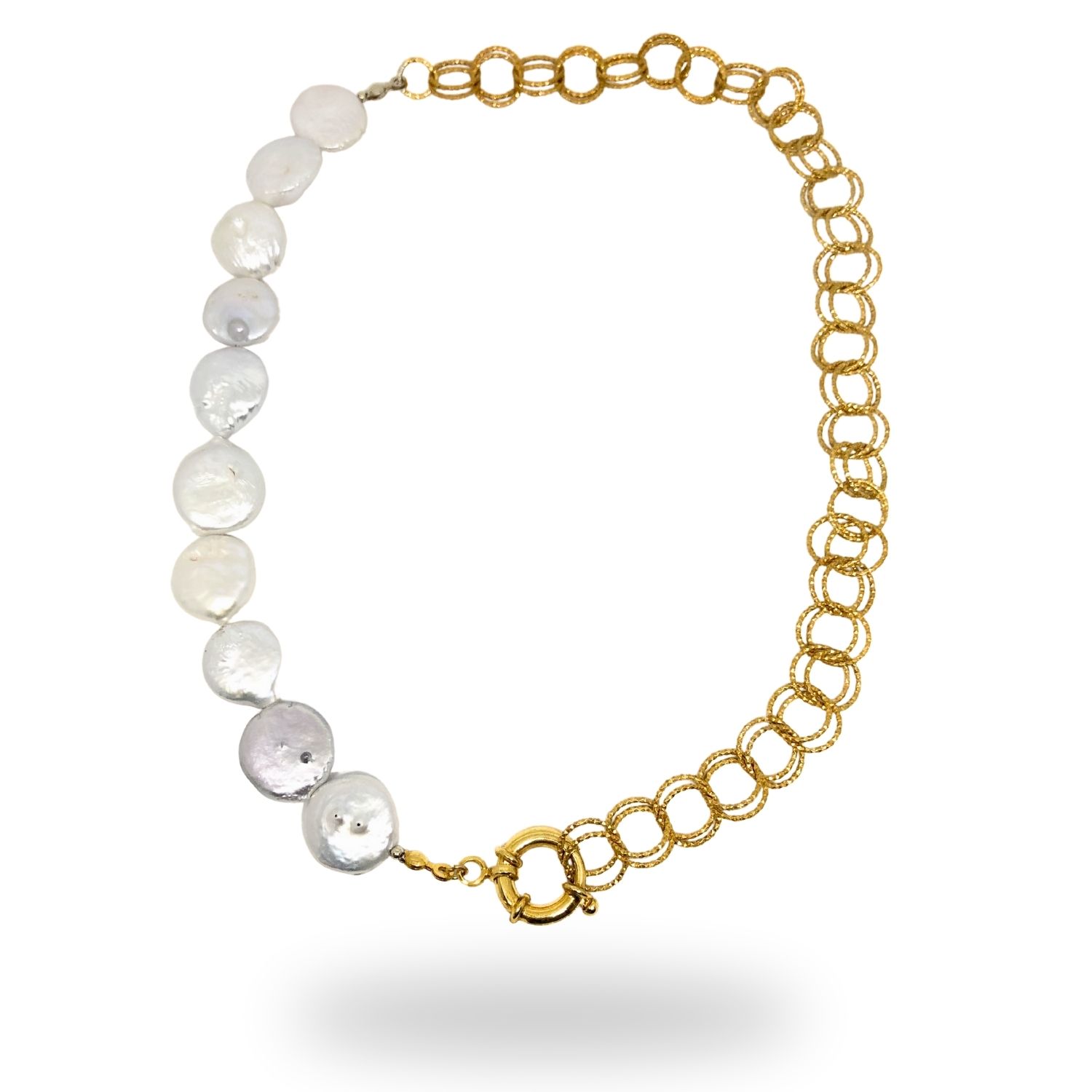 Nora Pearl Chain Necklace