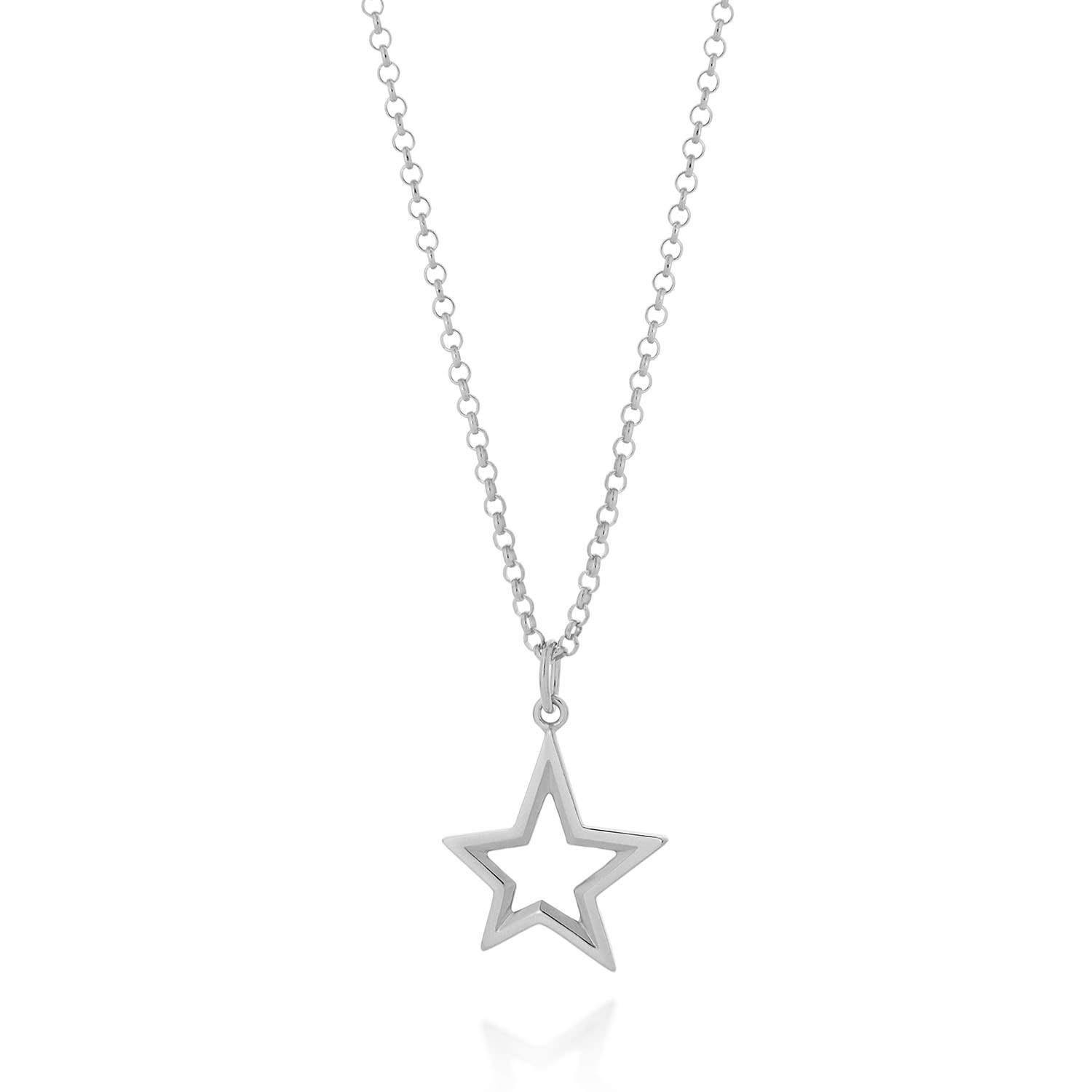 Northern Star Necklace Sterling Silver