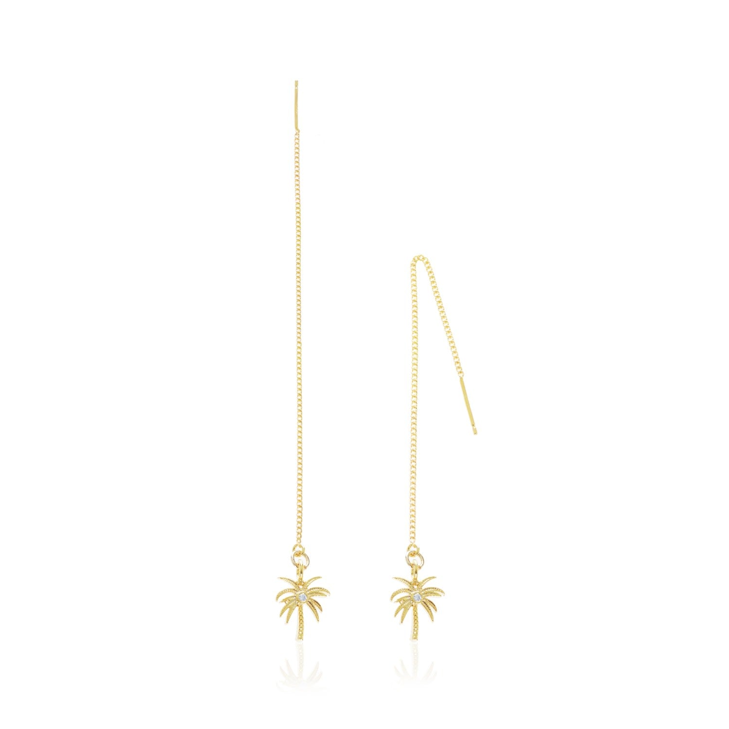 Palm Chain Earrings