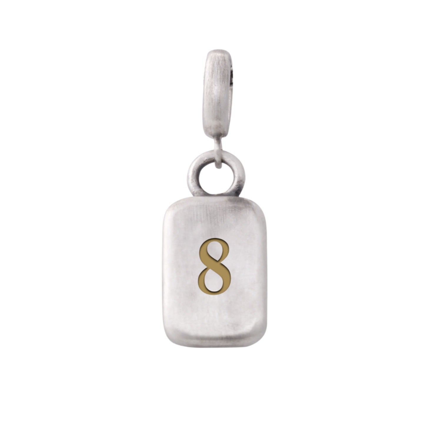 Number Eight Numerology Pendant