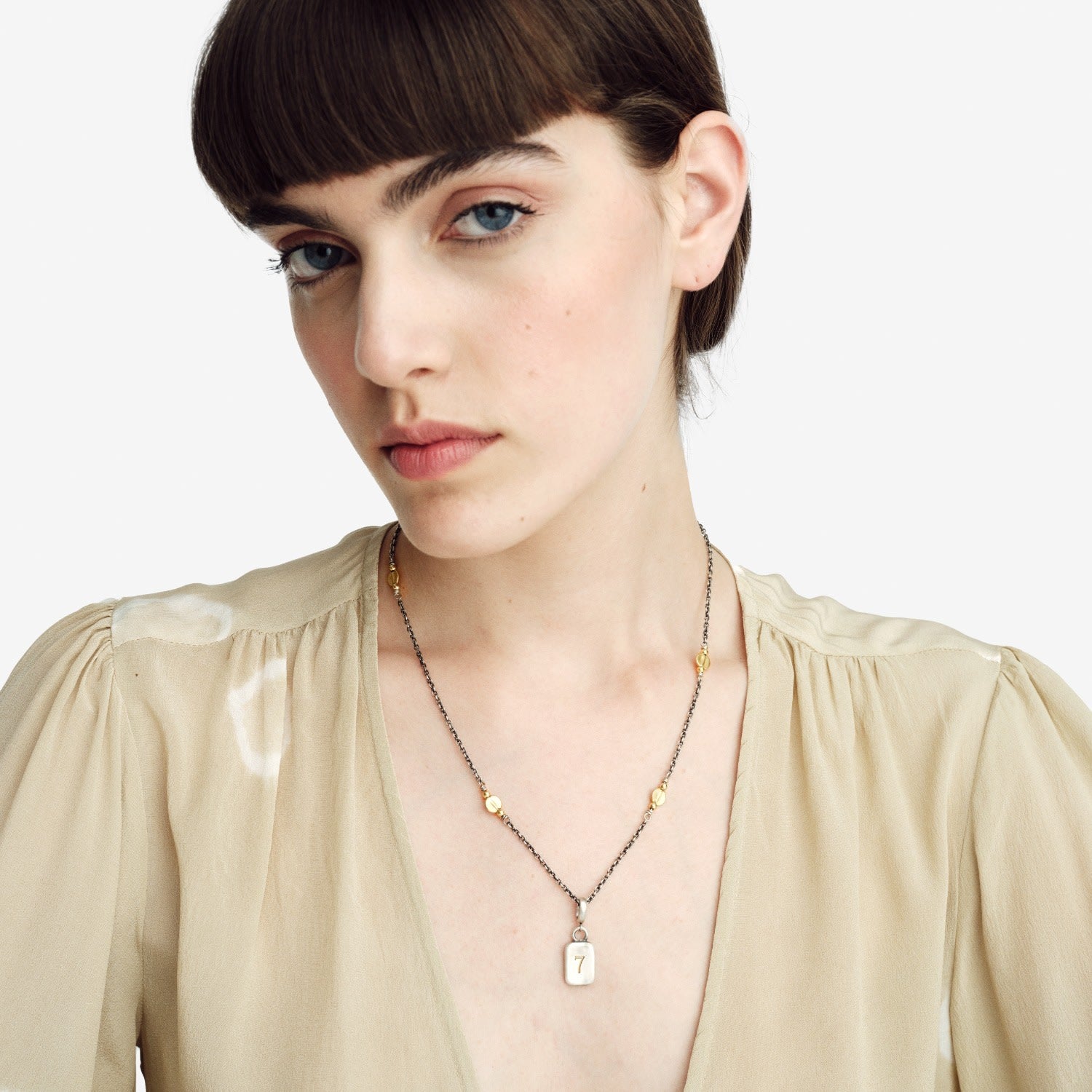 Number Seven Numerology Pendant