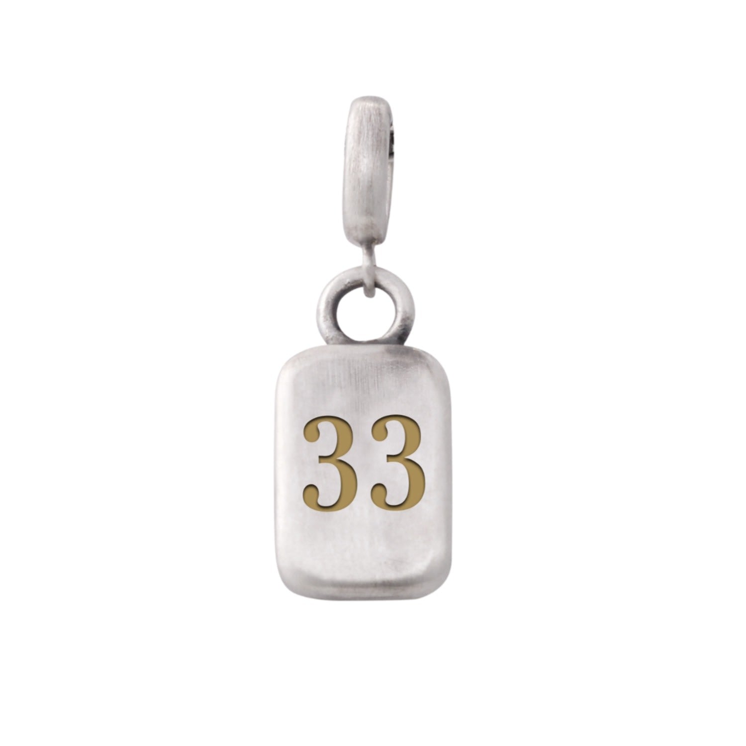 Number Thirtythree Numerology Pendant