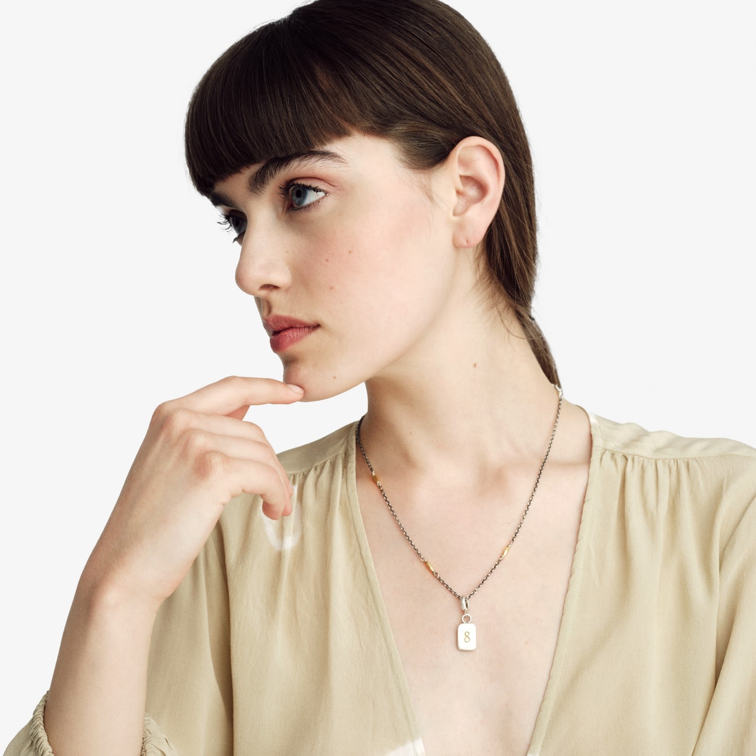 Number Three Numerology Pendant