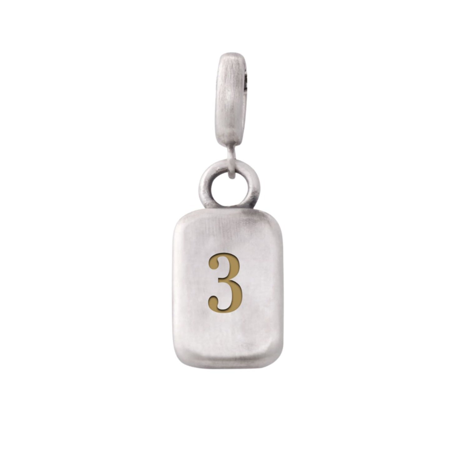 Number Three Numerology Pendant
