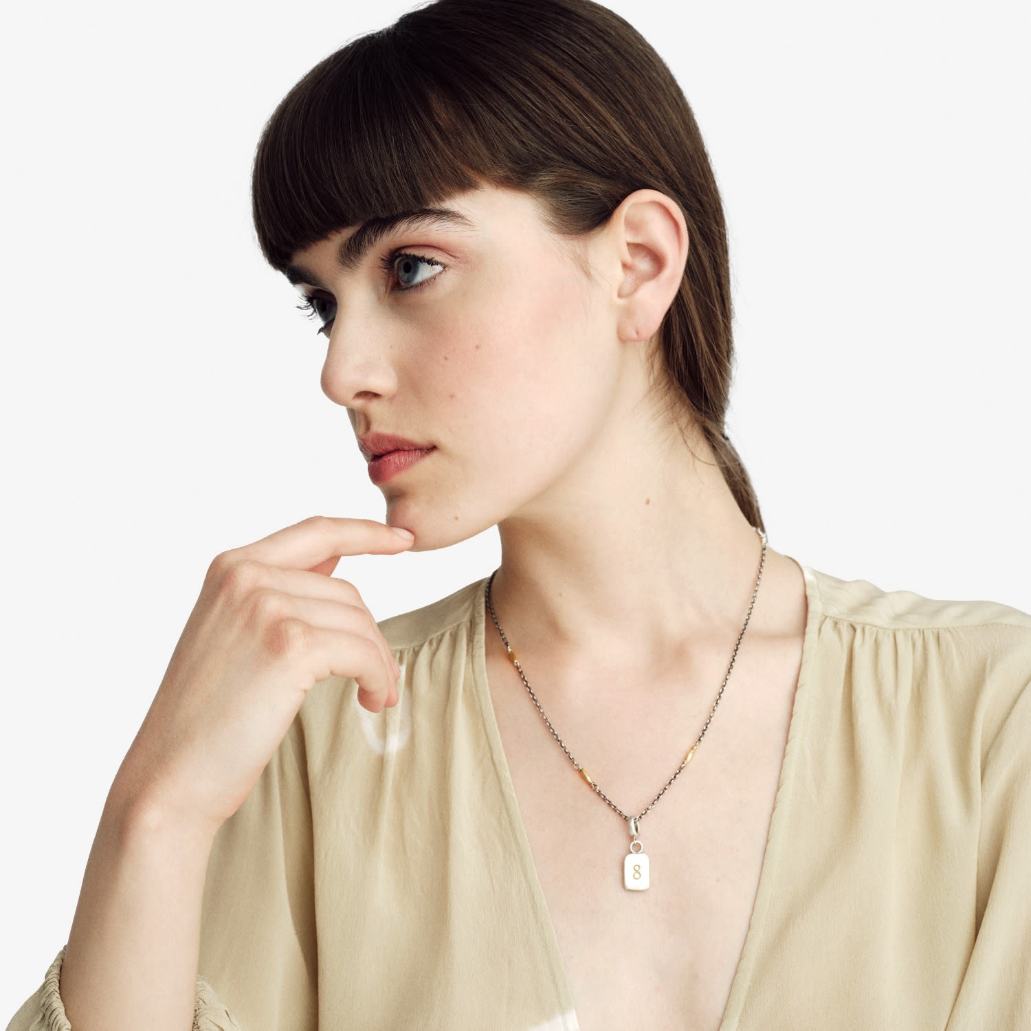 Number Two Numerology Pendant