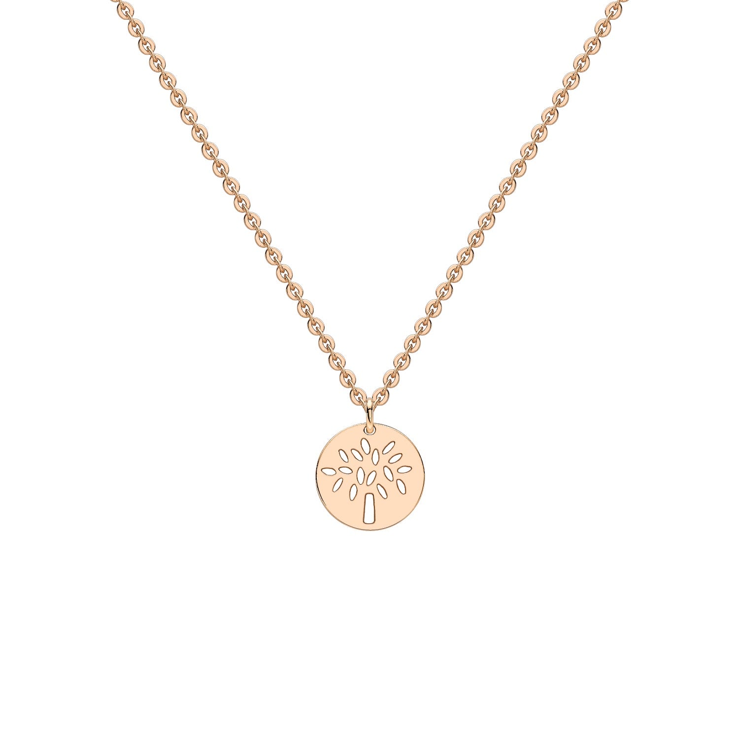 Rose Gold Vermeil Tree Of Life Necklace