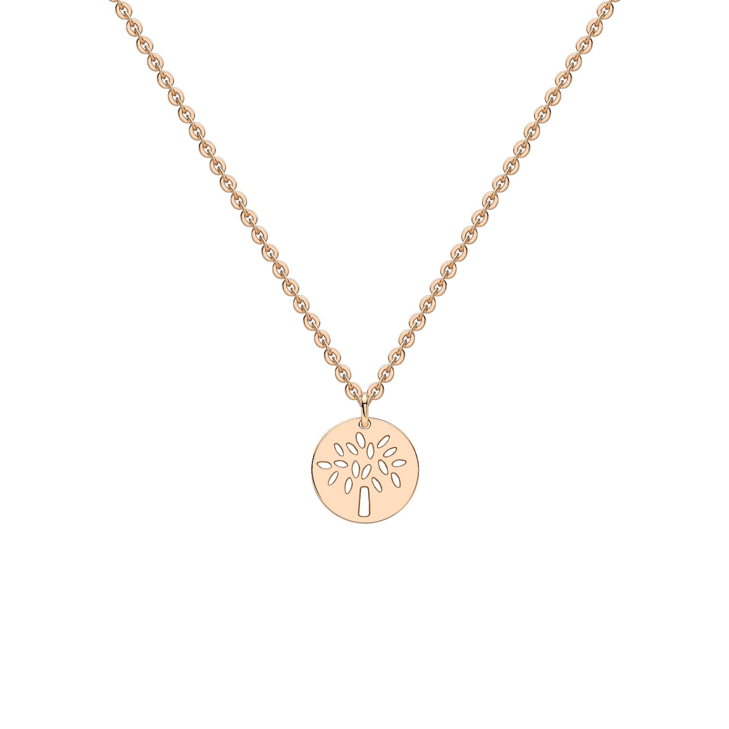 Rose Gold Vermeil Tree Of Life Necklace
