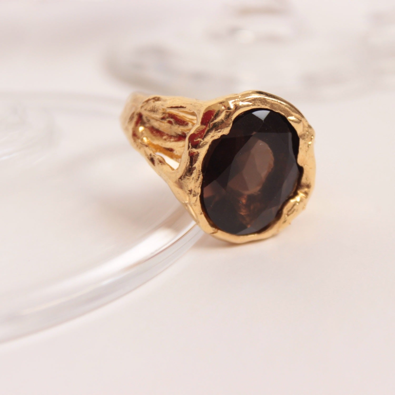 Nympha Ring With Smoky Quartz