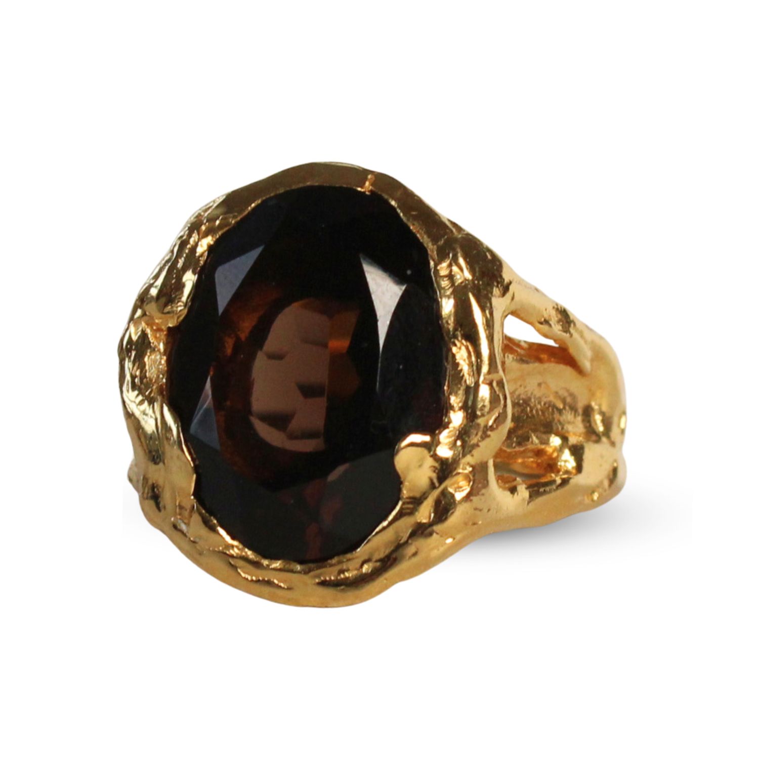 Nympha Ring With Smoky Quartz