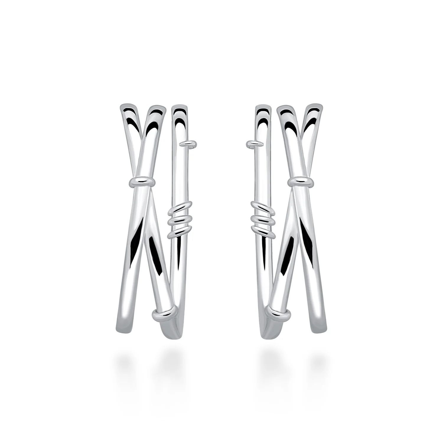 Nyxara Silva Silver Earing