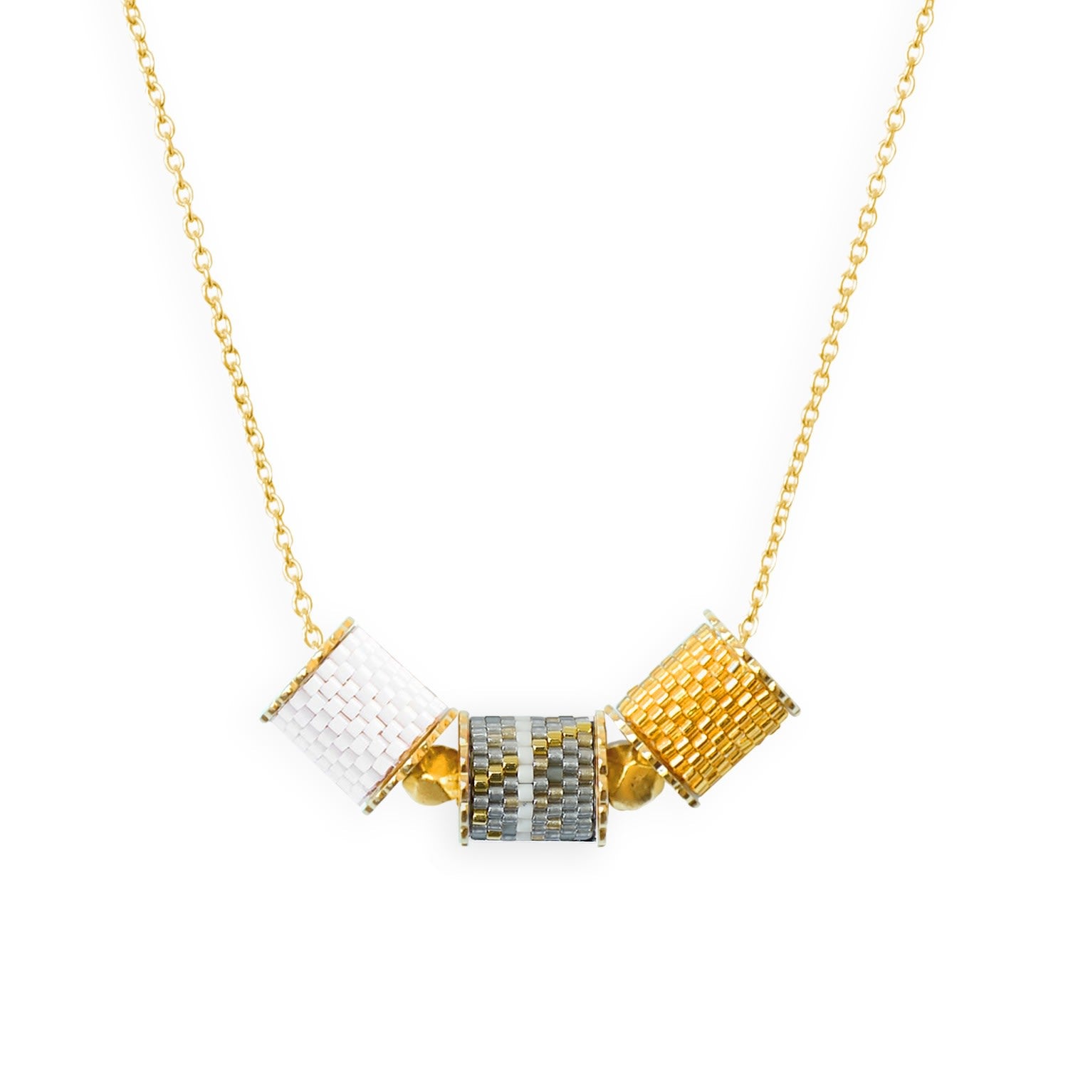 Adjustable Length Necklace - Spirit Of Place City Steel