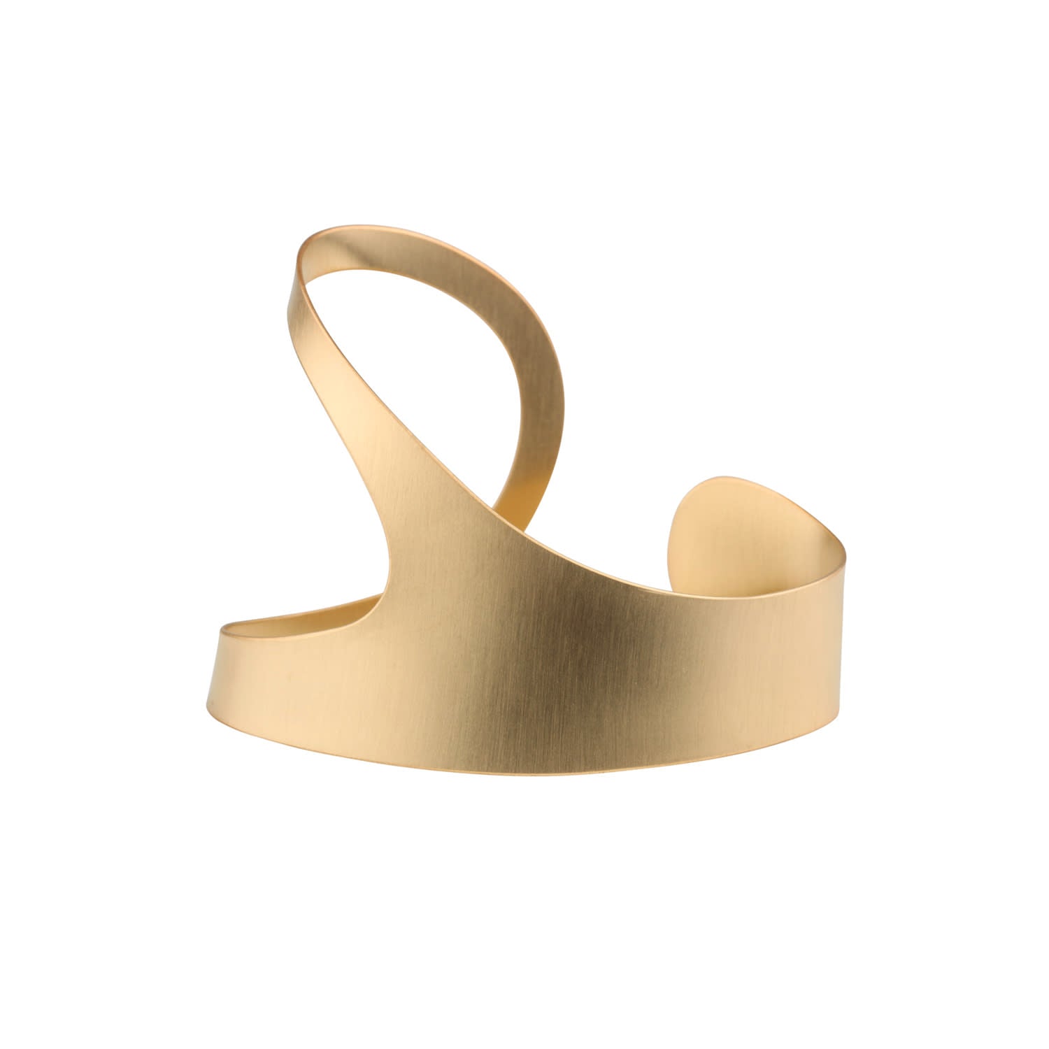 Obsession Palm Cuff – Matte – Gold-Plated – Left