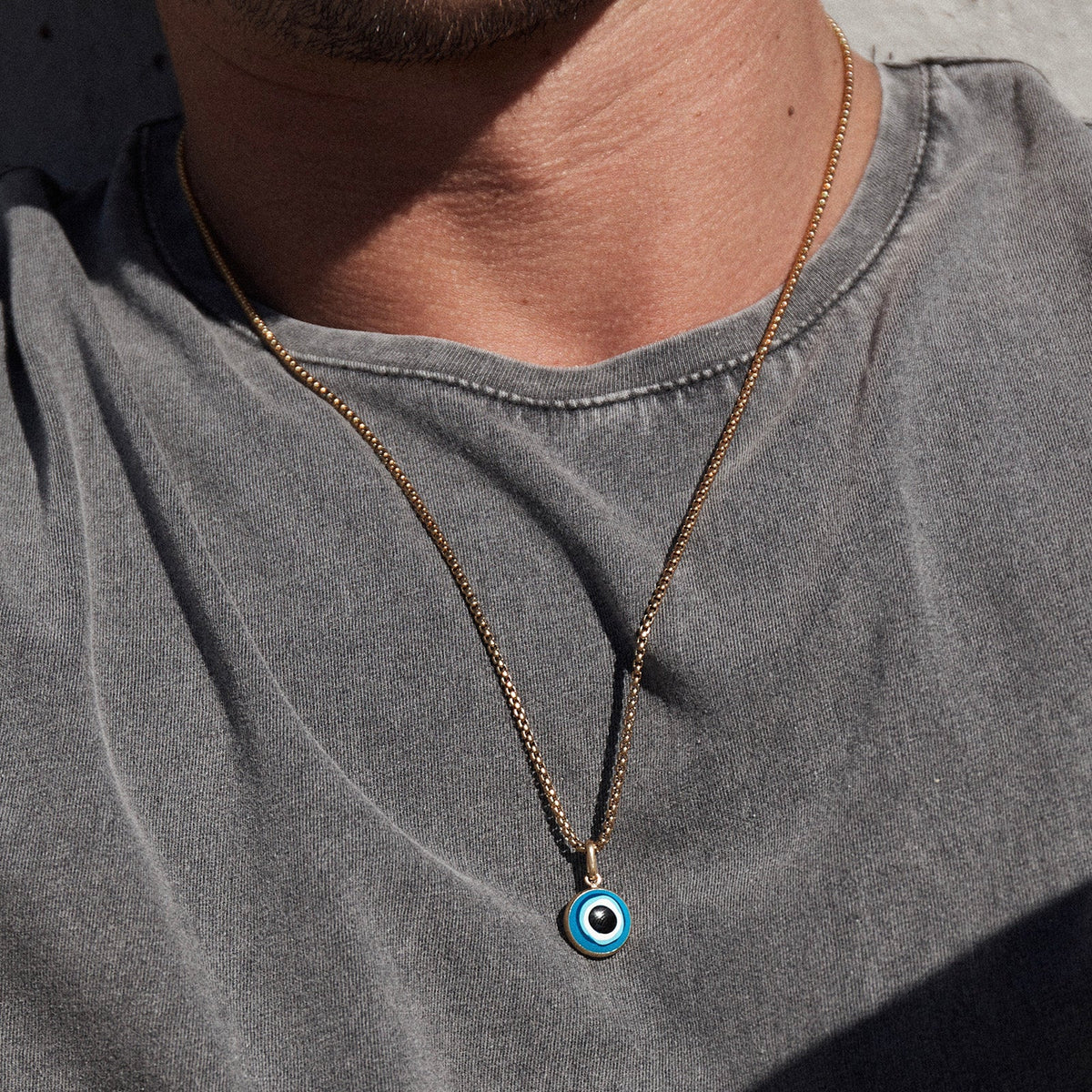 Occhio Mens Charm Necklace