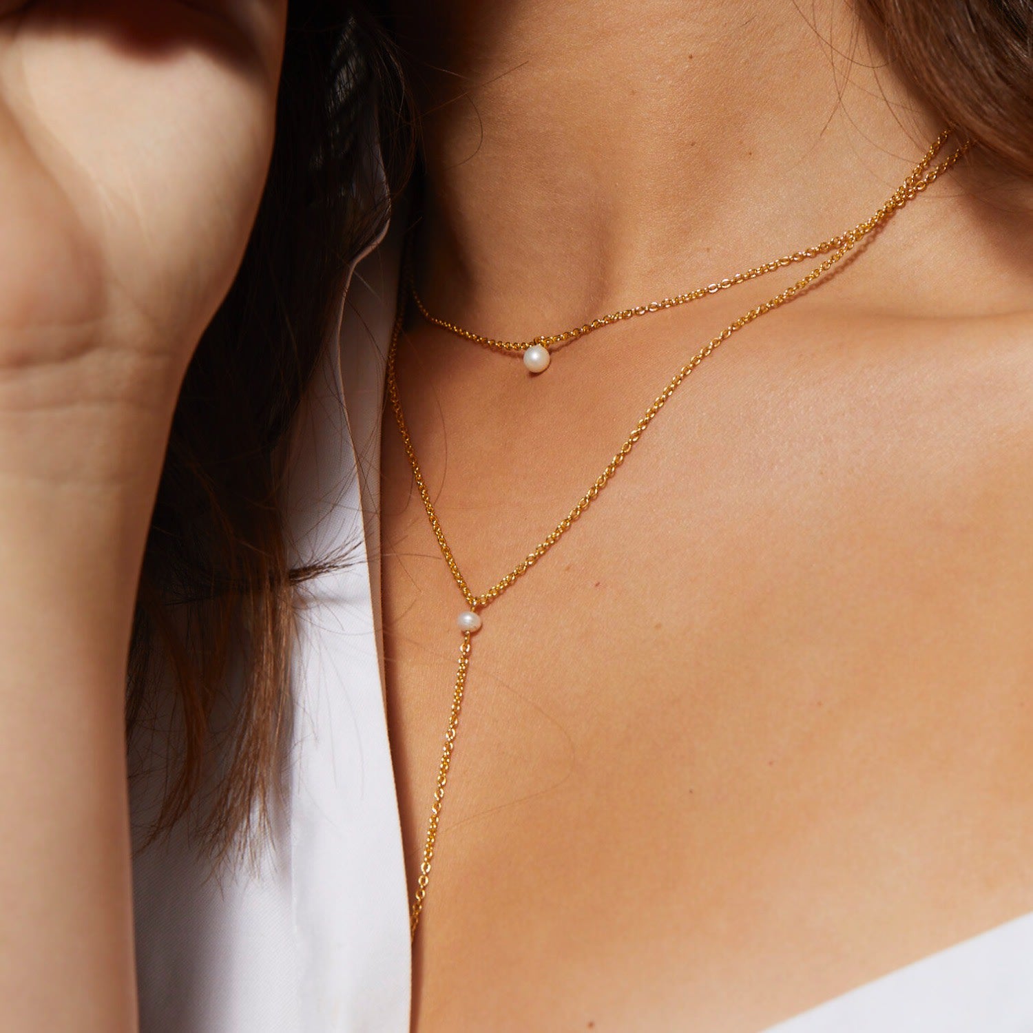 Ocean Single Pearl Necklace