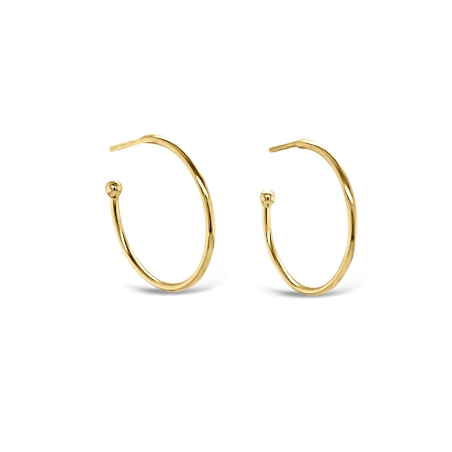 Hoop Earrings 20Mm - Gold