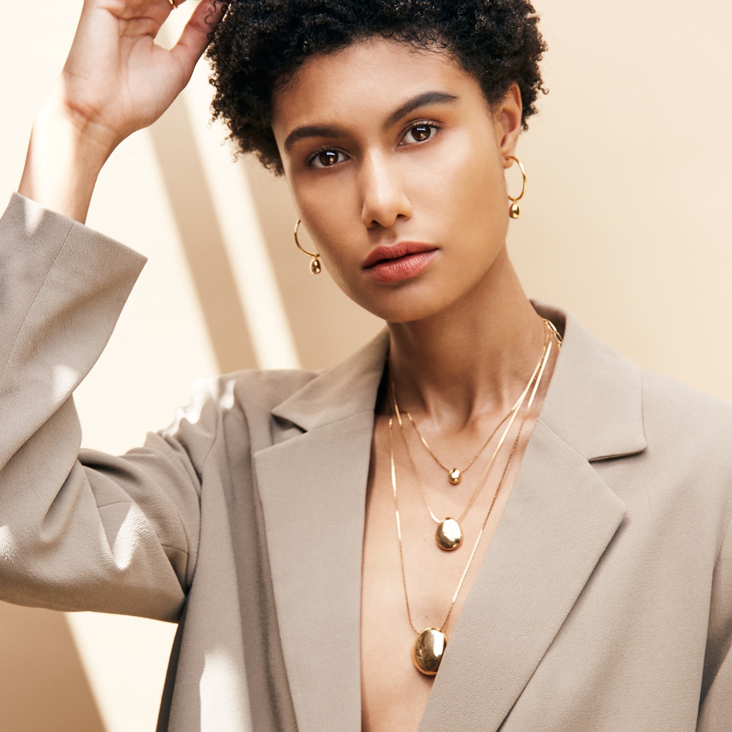 Galina Pendant Medium Gold