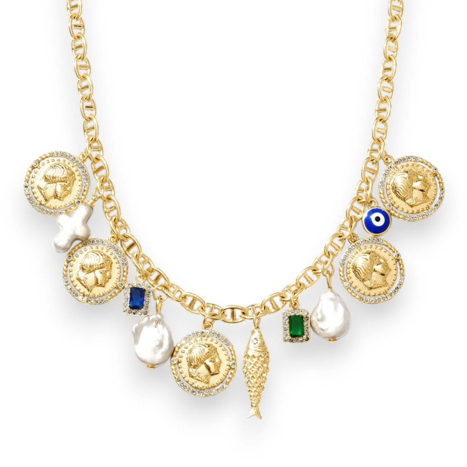 Odyssey Coin Charm Necklace