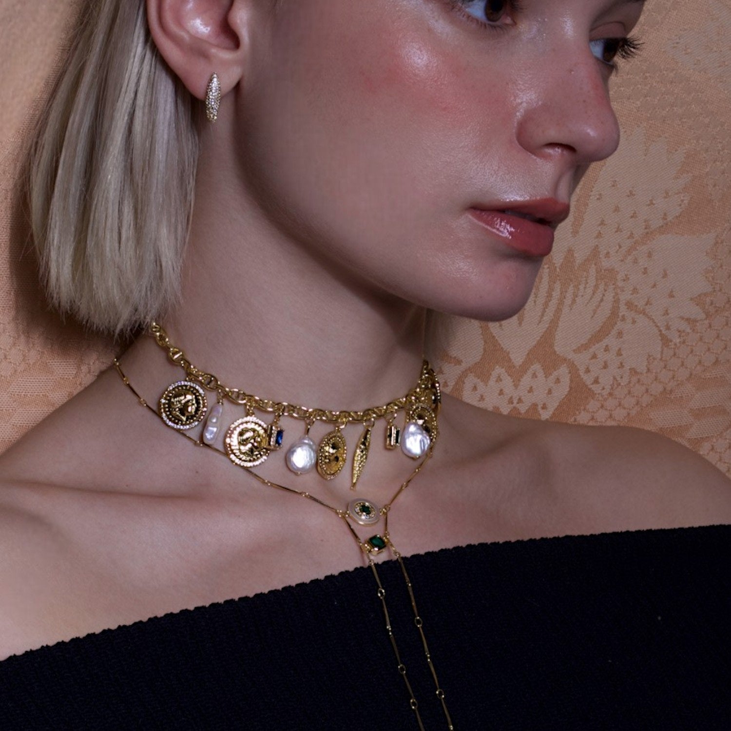 Odyssey Coin Charm Necklace