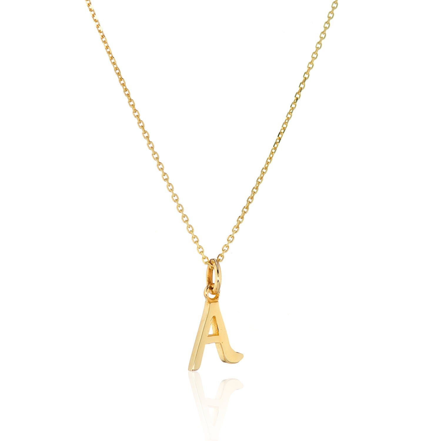 Audley 9Ct Yellow Gold Alphabet Pendant