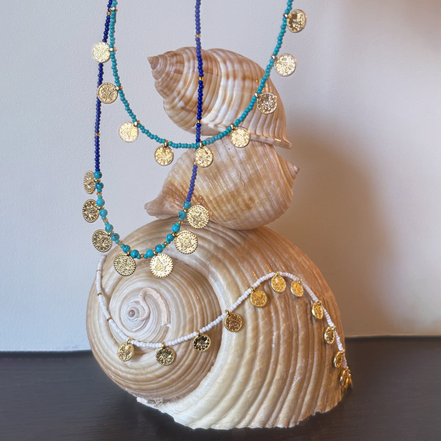 Oia Necklace - Raw Lapis Lazuli & Lapis