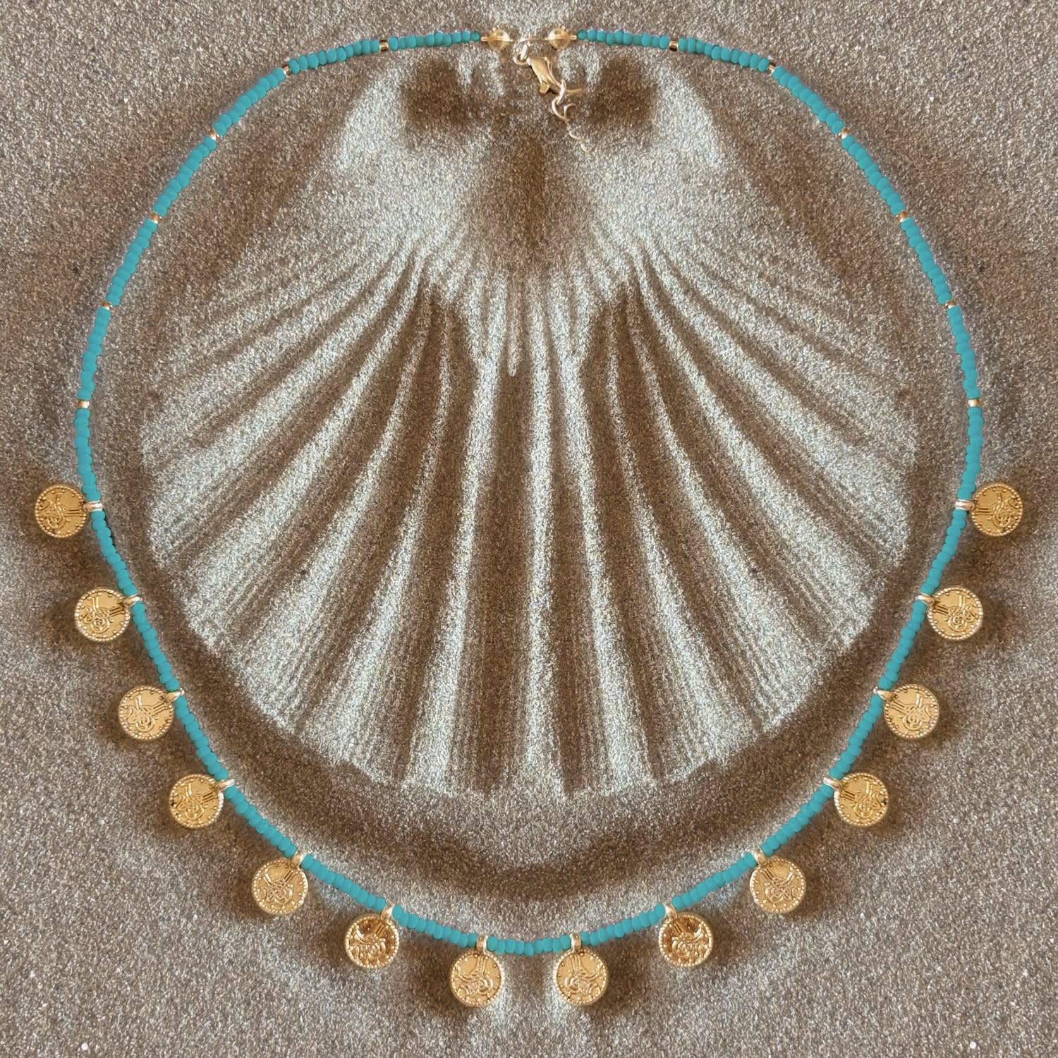 Oia Necklace - Raw Lapis