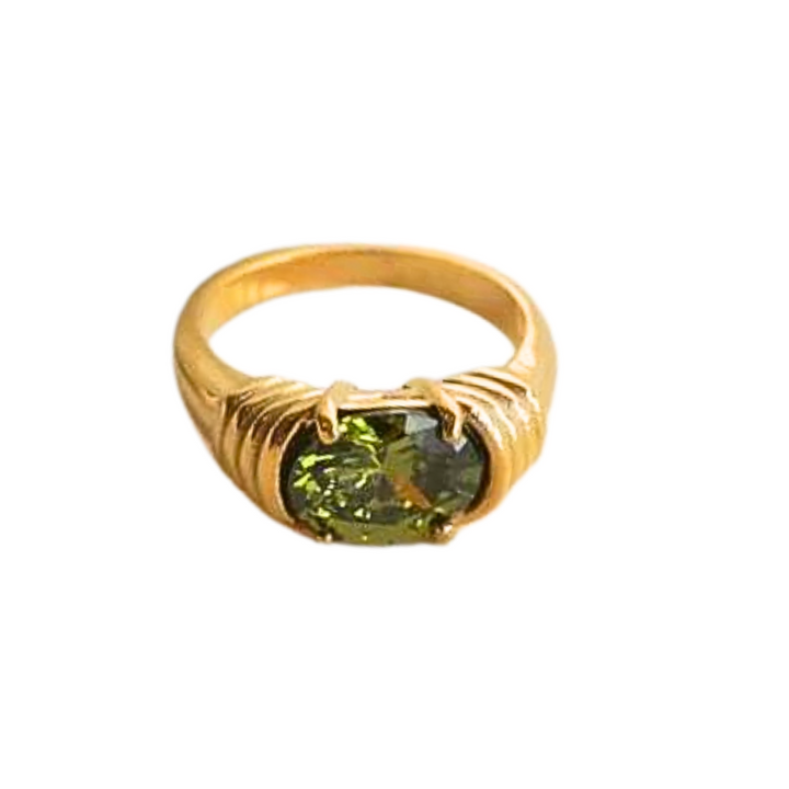 olive-green-zirconia-signet-