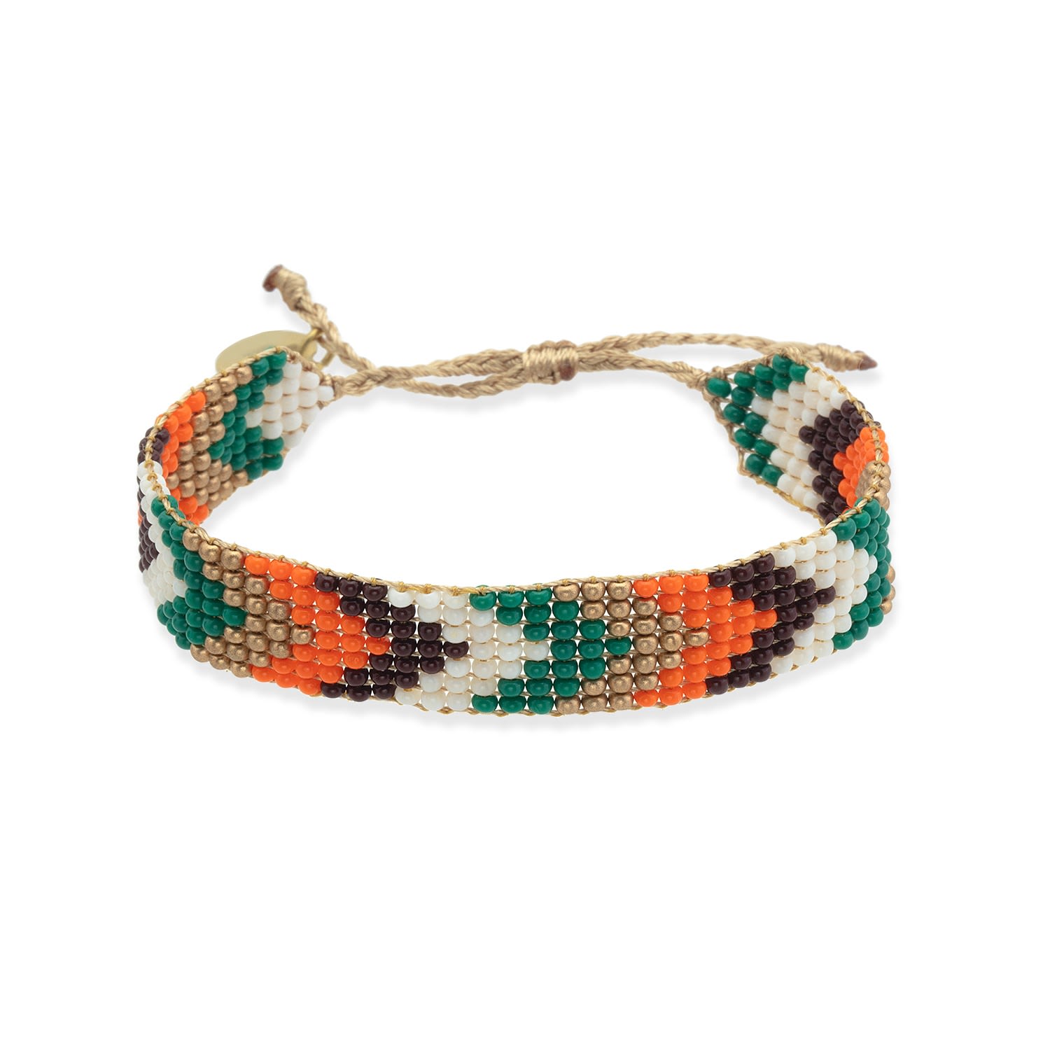 Olivia Beaded Bracelet - Green