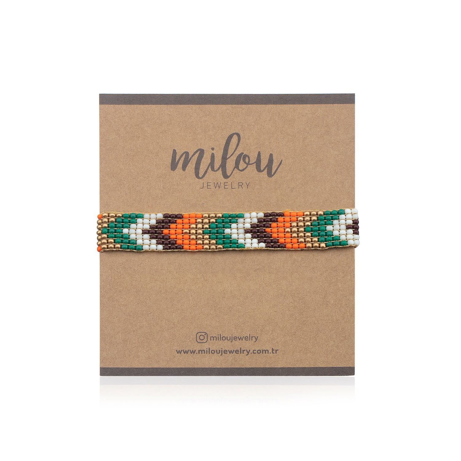 Olivia Beaded Bracelet - Green