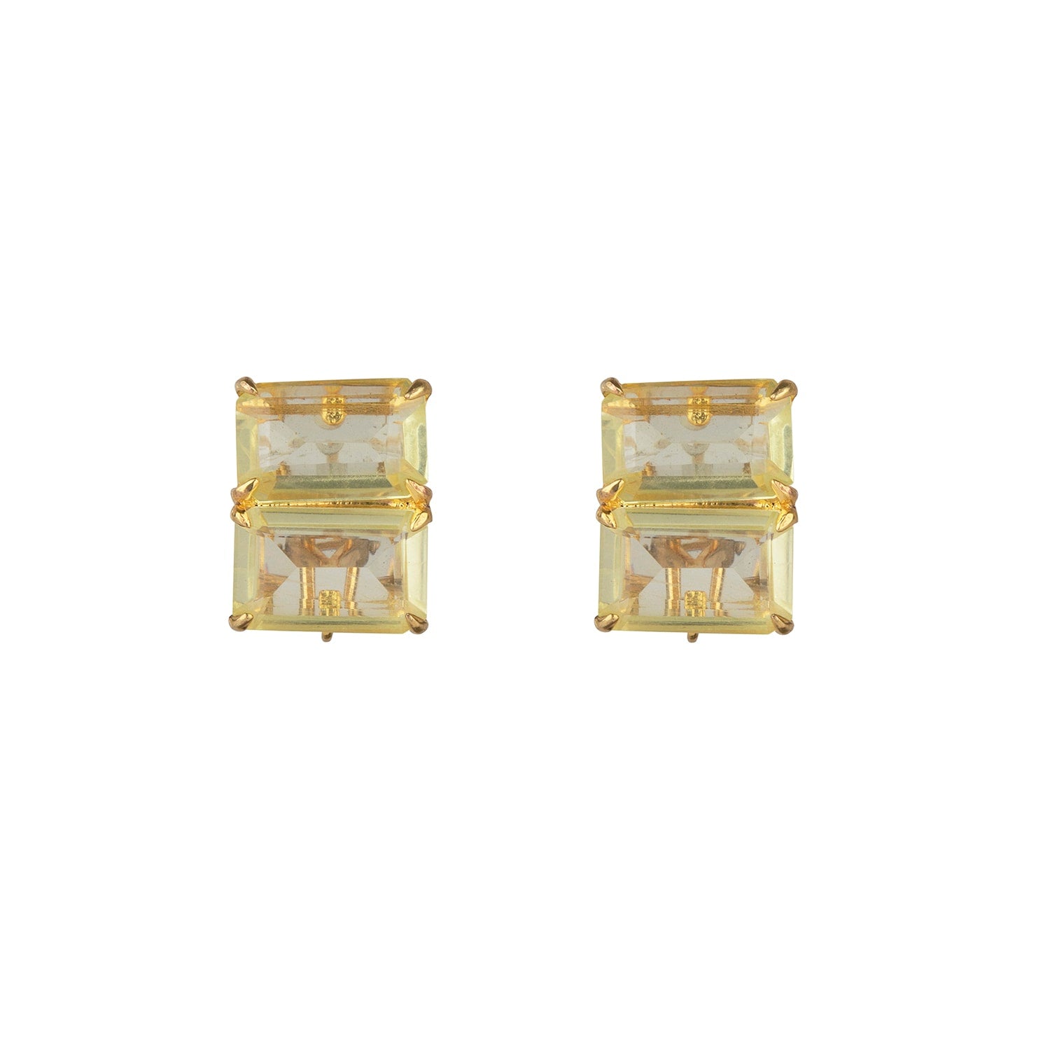 Olivia Studs Lemon