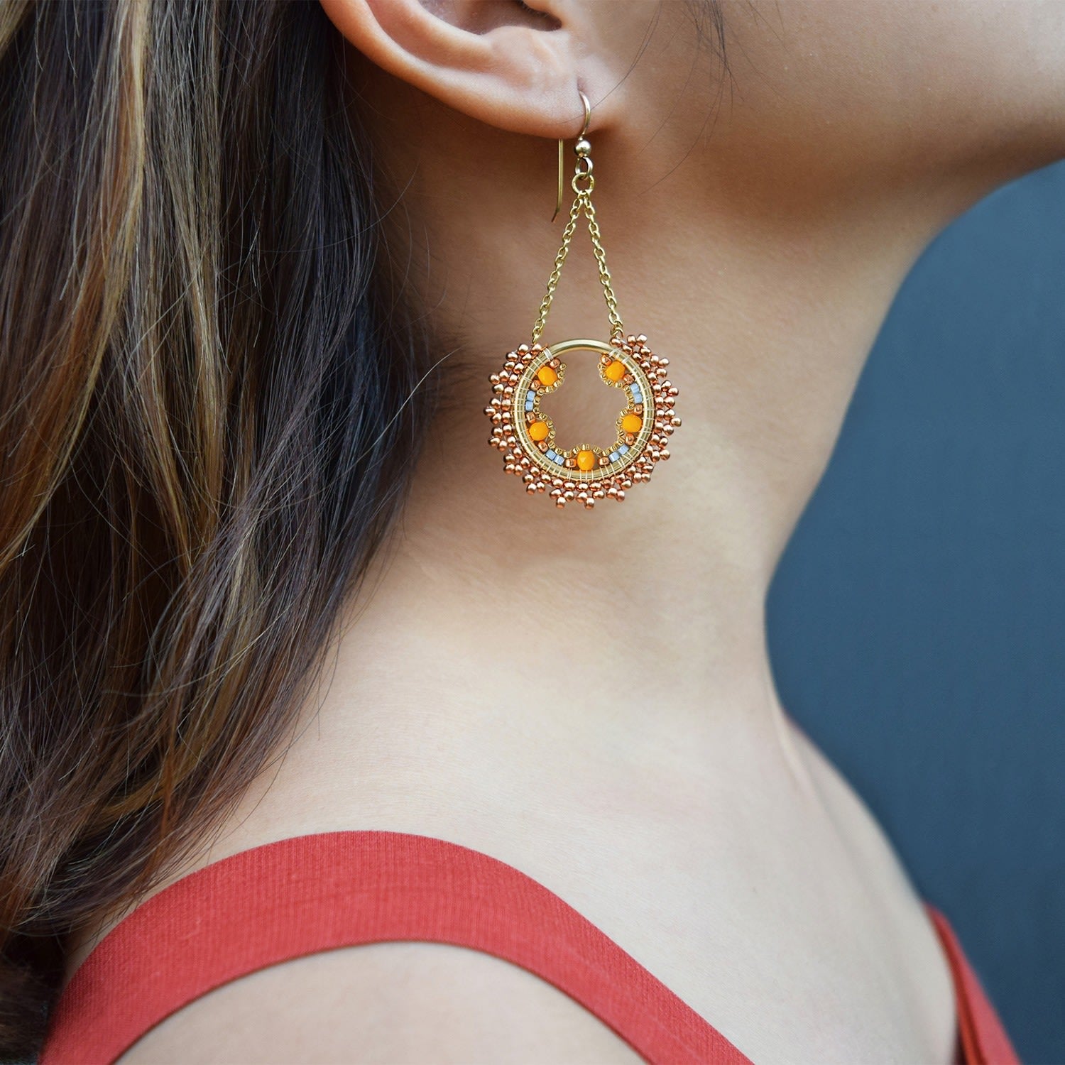 Celestia Swing Earrings - Soleil