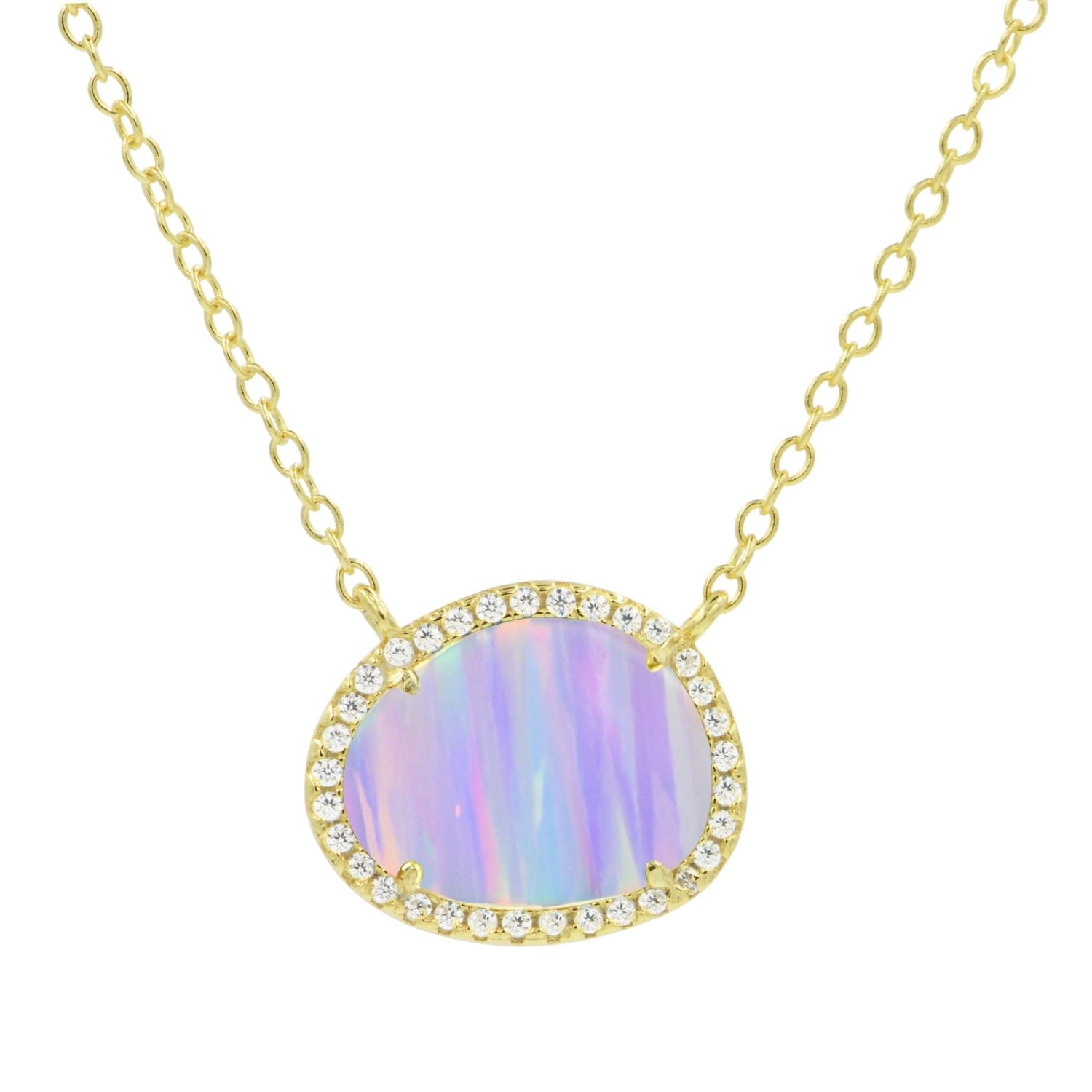 Opal Kokoto Necklace - Lavender