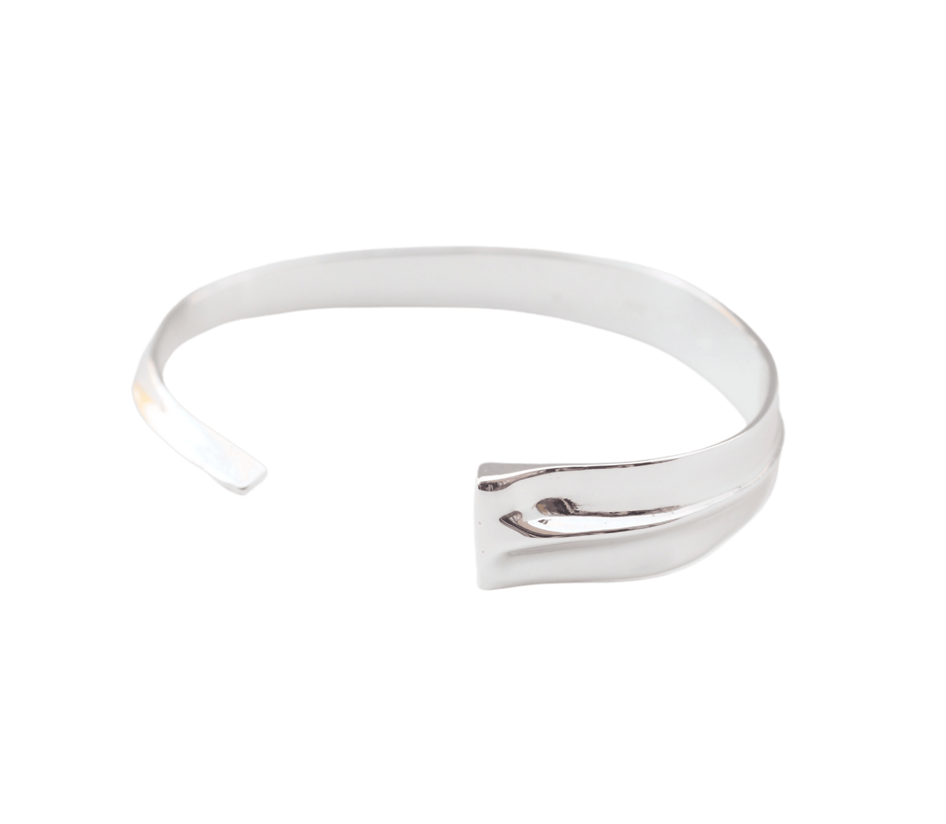 Open Bangle Bracelet - Silver