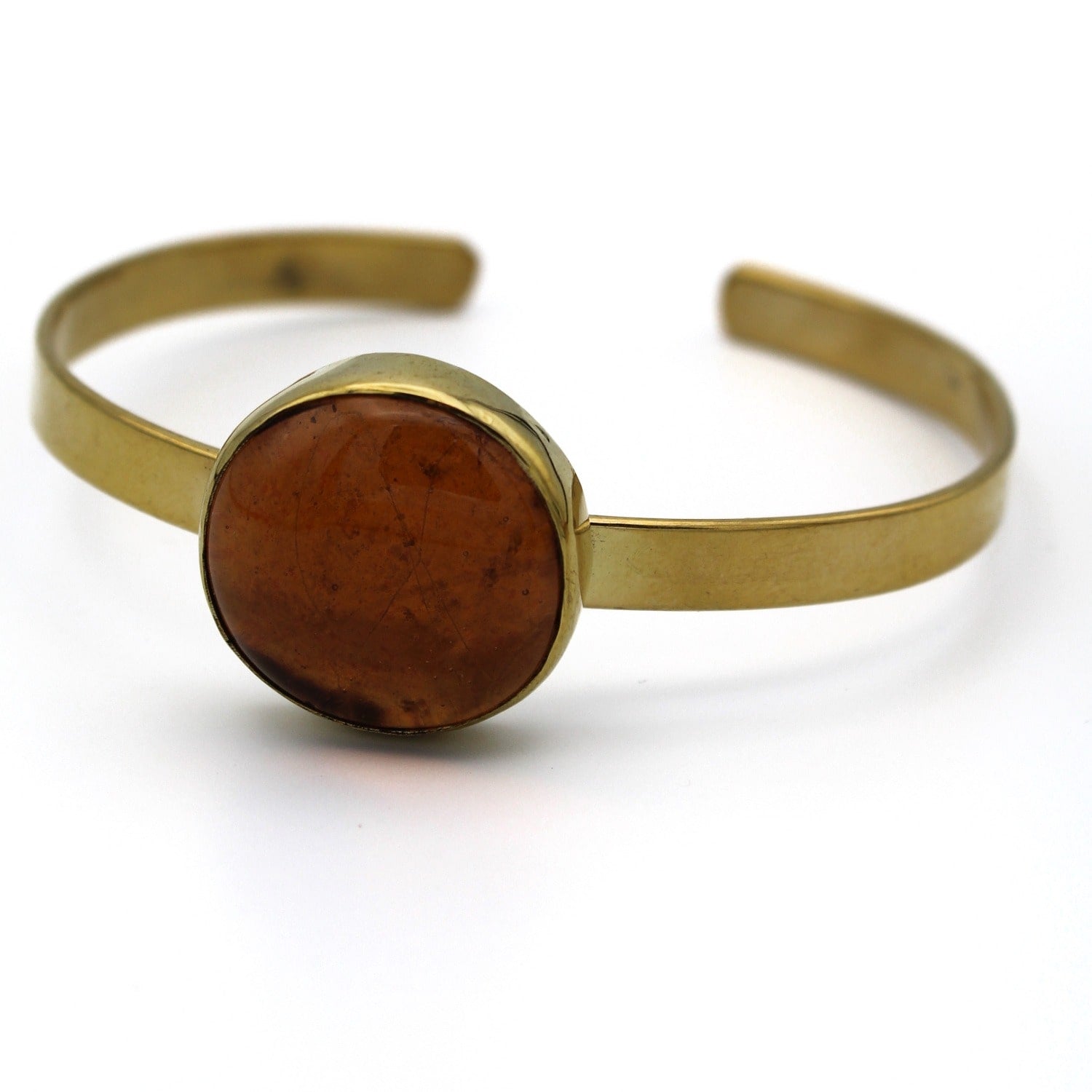 Open Glass Bangle Brown