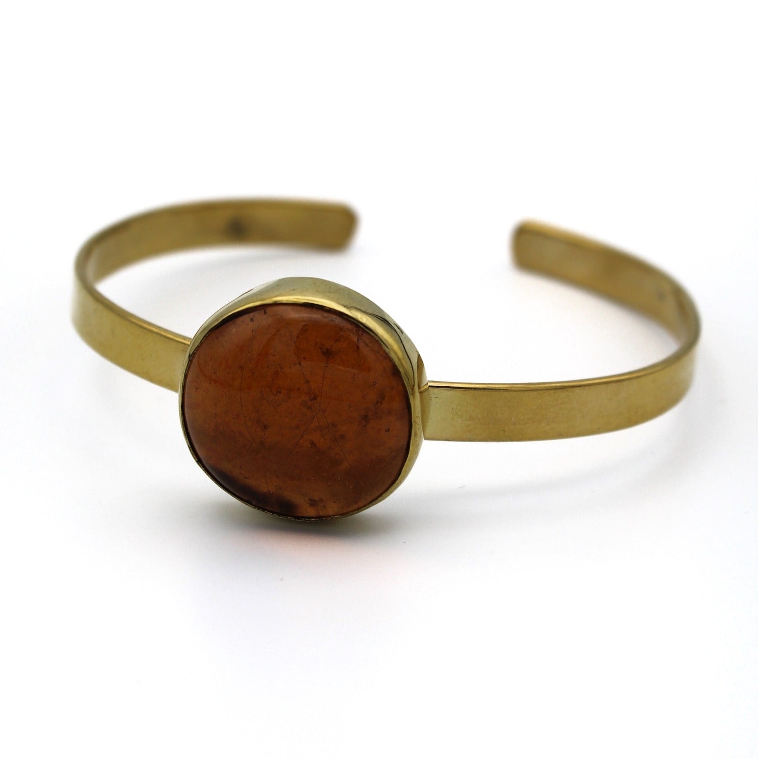 Open Glass Bangle - Blue