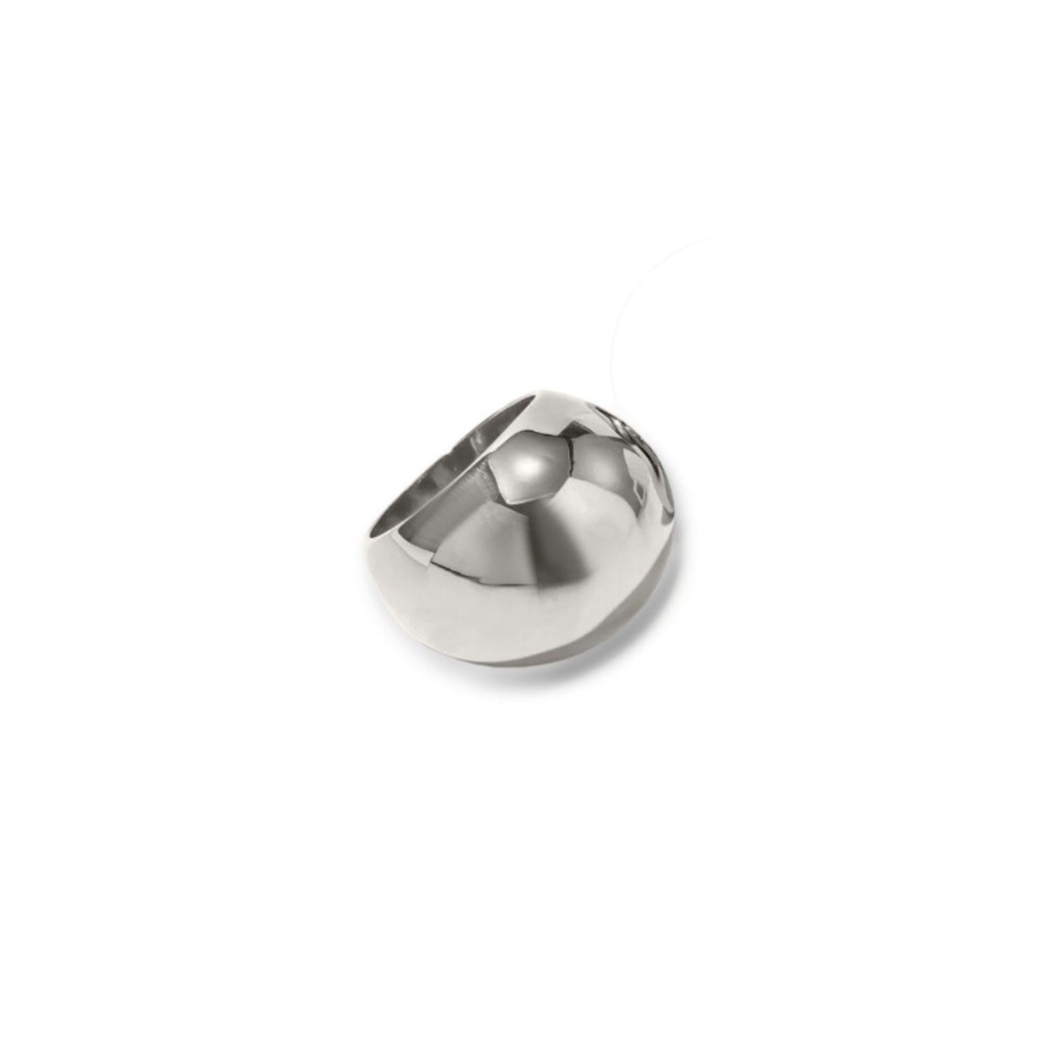 Ophelia Dome Chunky Ring - Silver