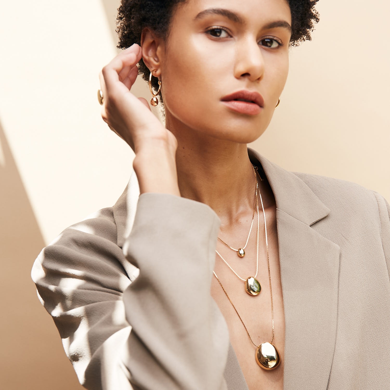 Galina Pendant Small Gold