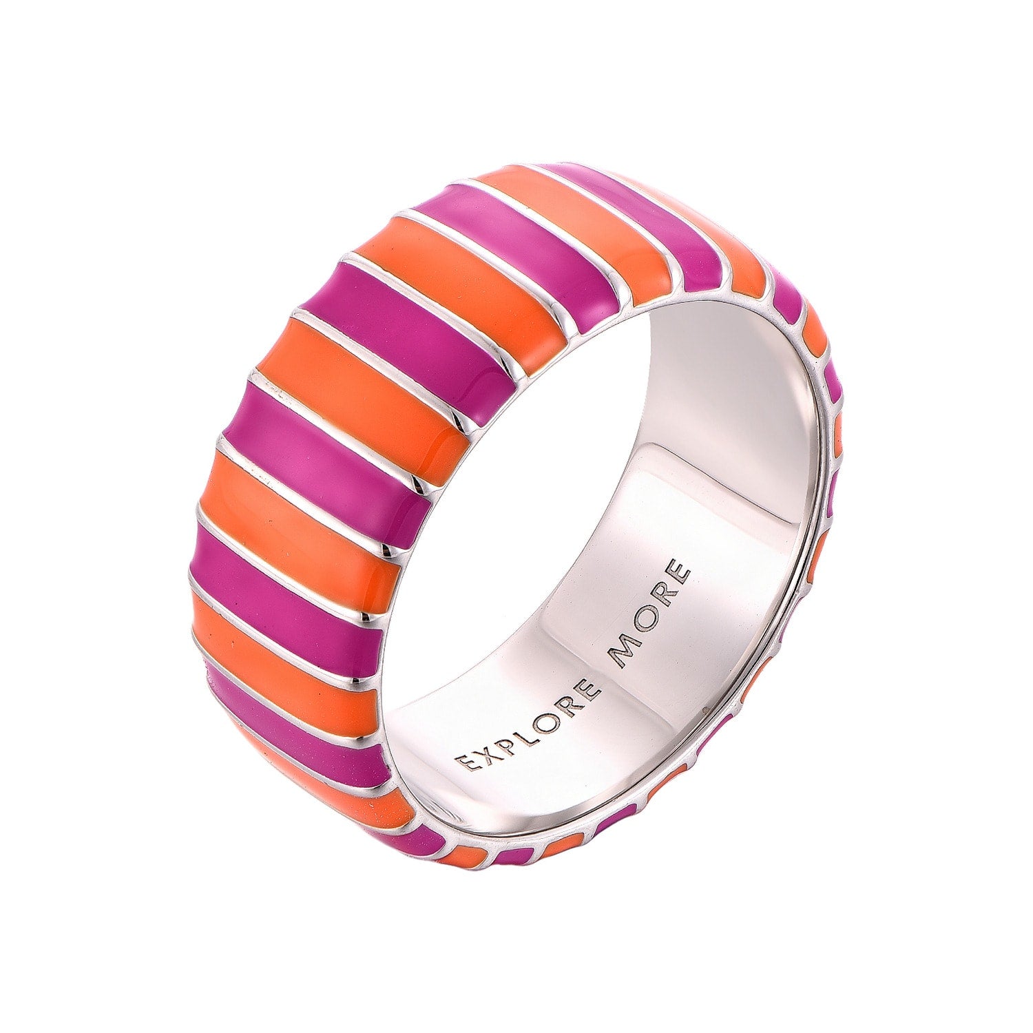 Orange & Purple Thick Ring