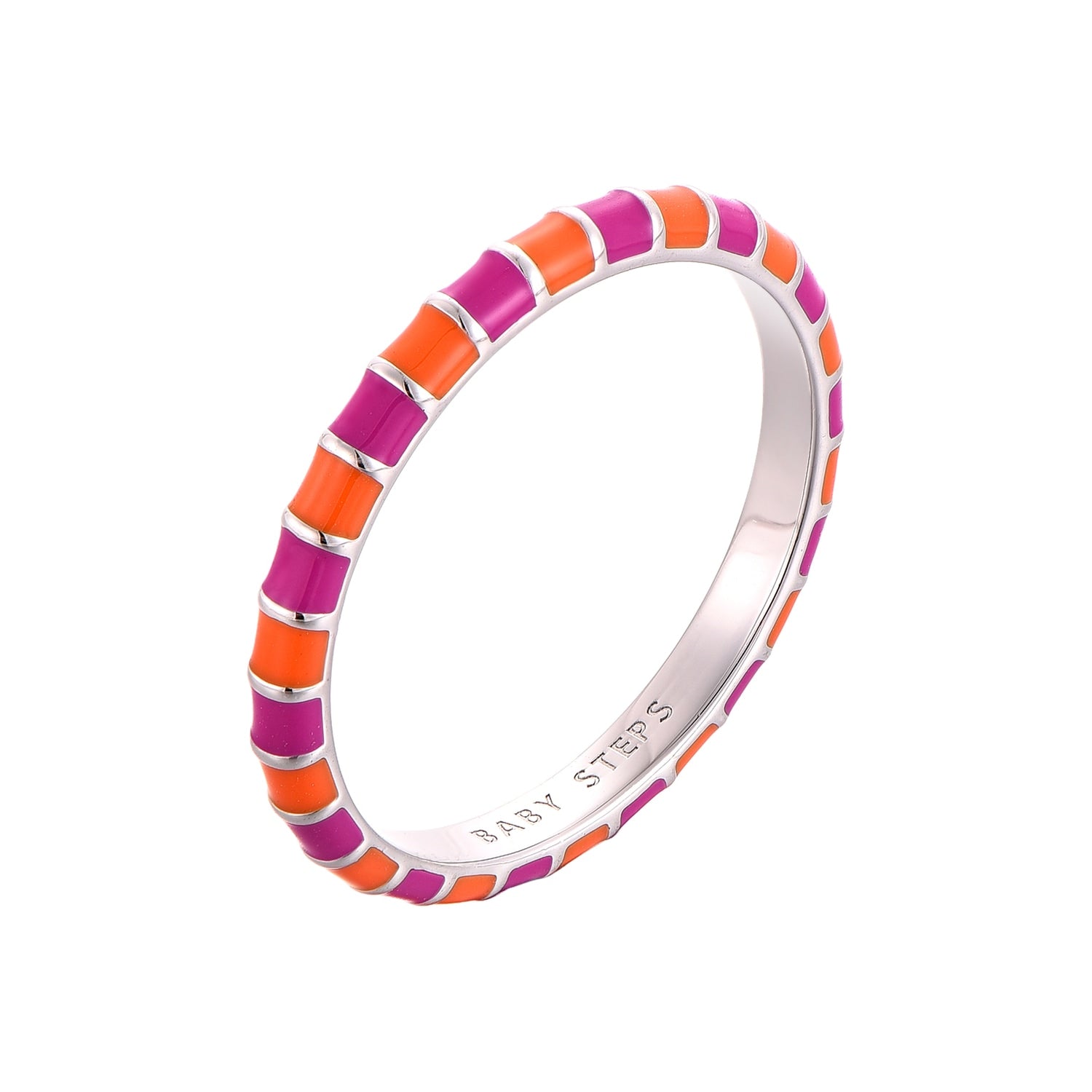 Orange & Purple Thin Ring