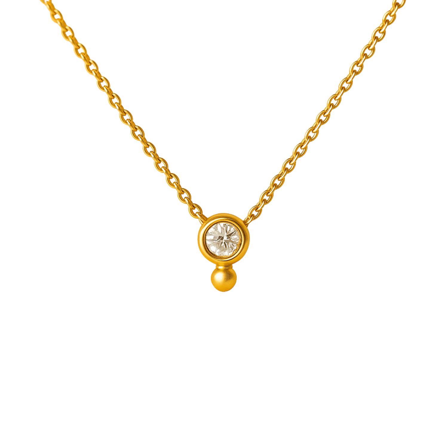 Orba Diamond Dot Necklace