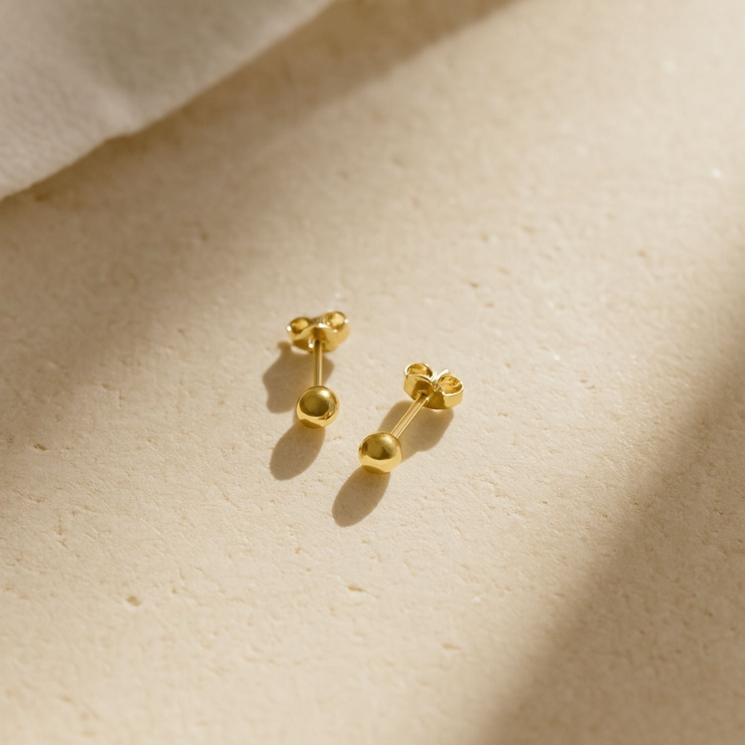Orba Gold Nugget Studs