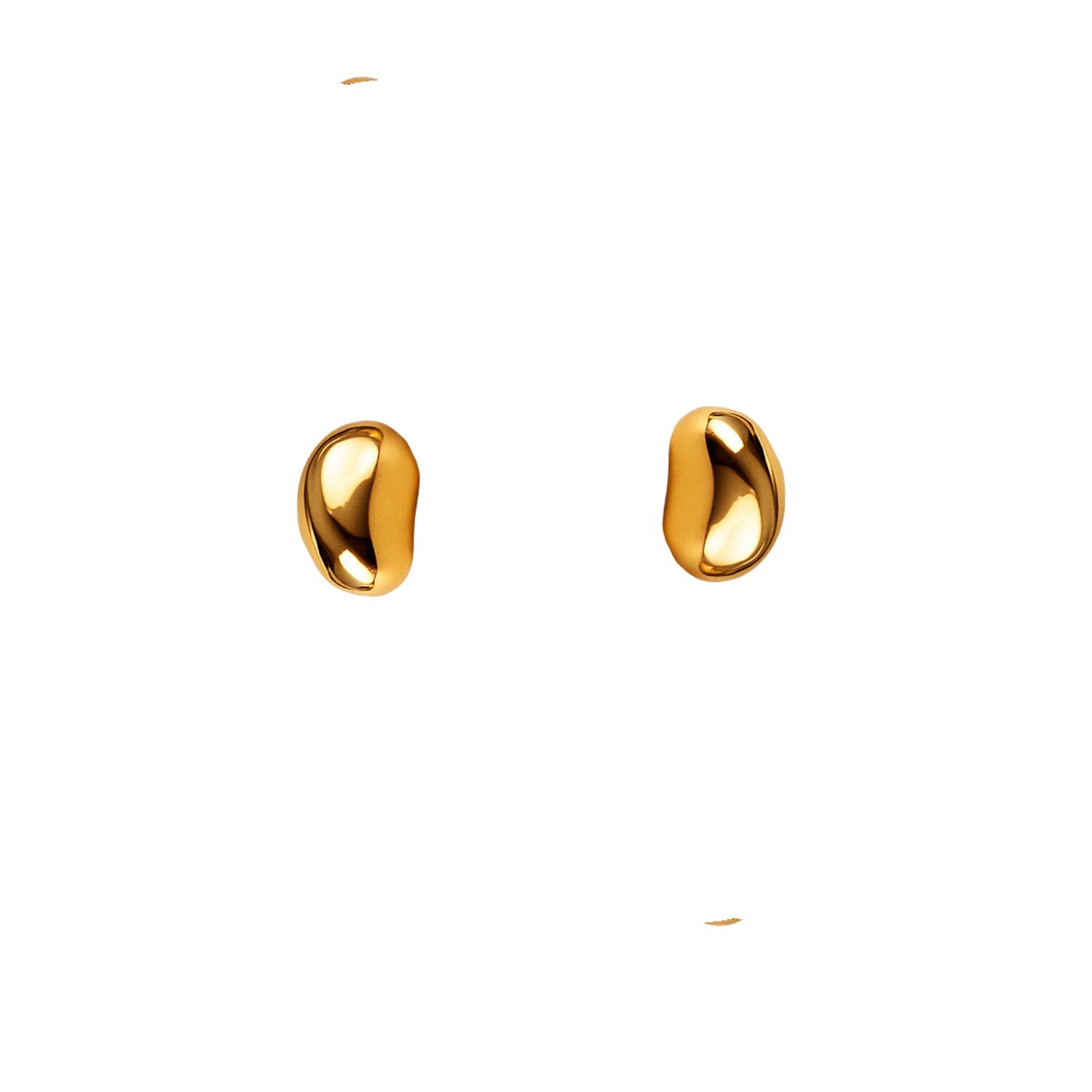 Orba Grande Gold Nugget Earrings
